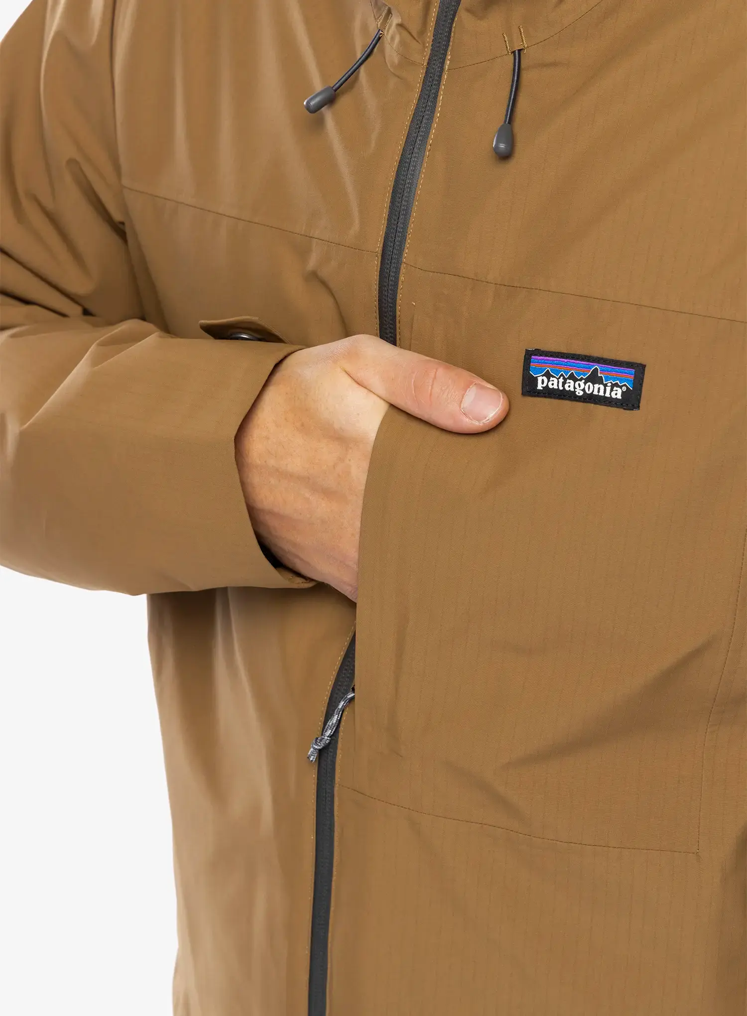 Zateplená bunda Patagonia Windshadow Jacket - coriander brown