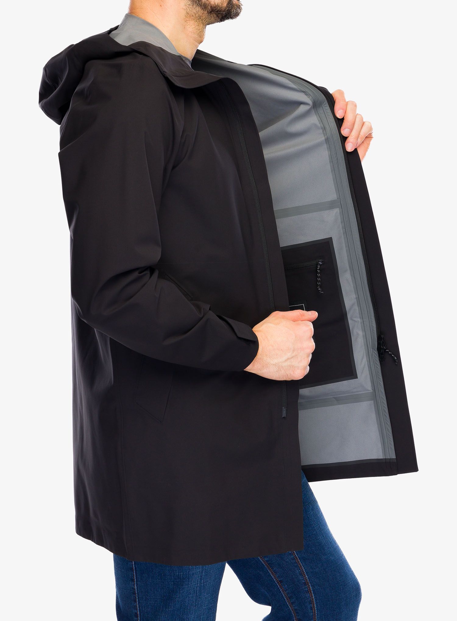 Kabát do deště Peak Perfomance Cloudburst Coat - black