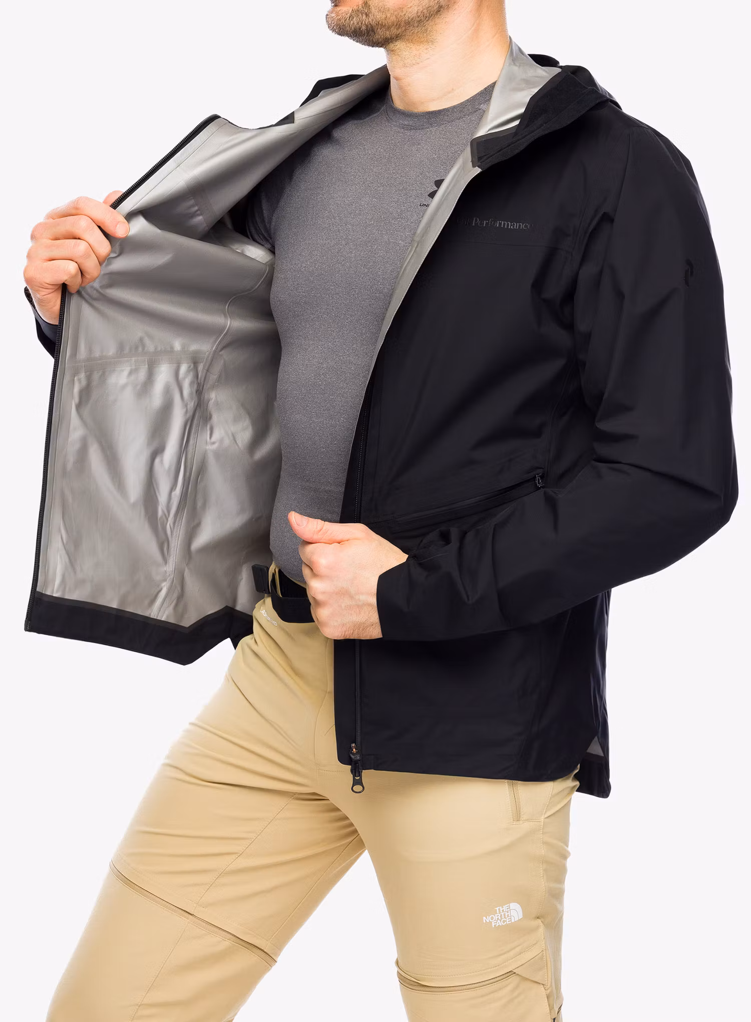 Bunda do deště Peak Perfomance Commuter GORE-TEX Paclite Jacket - black