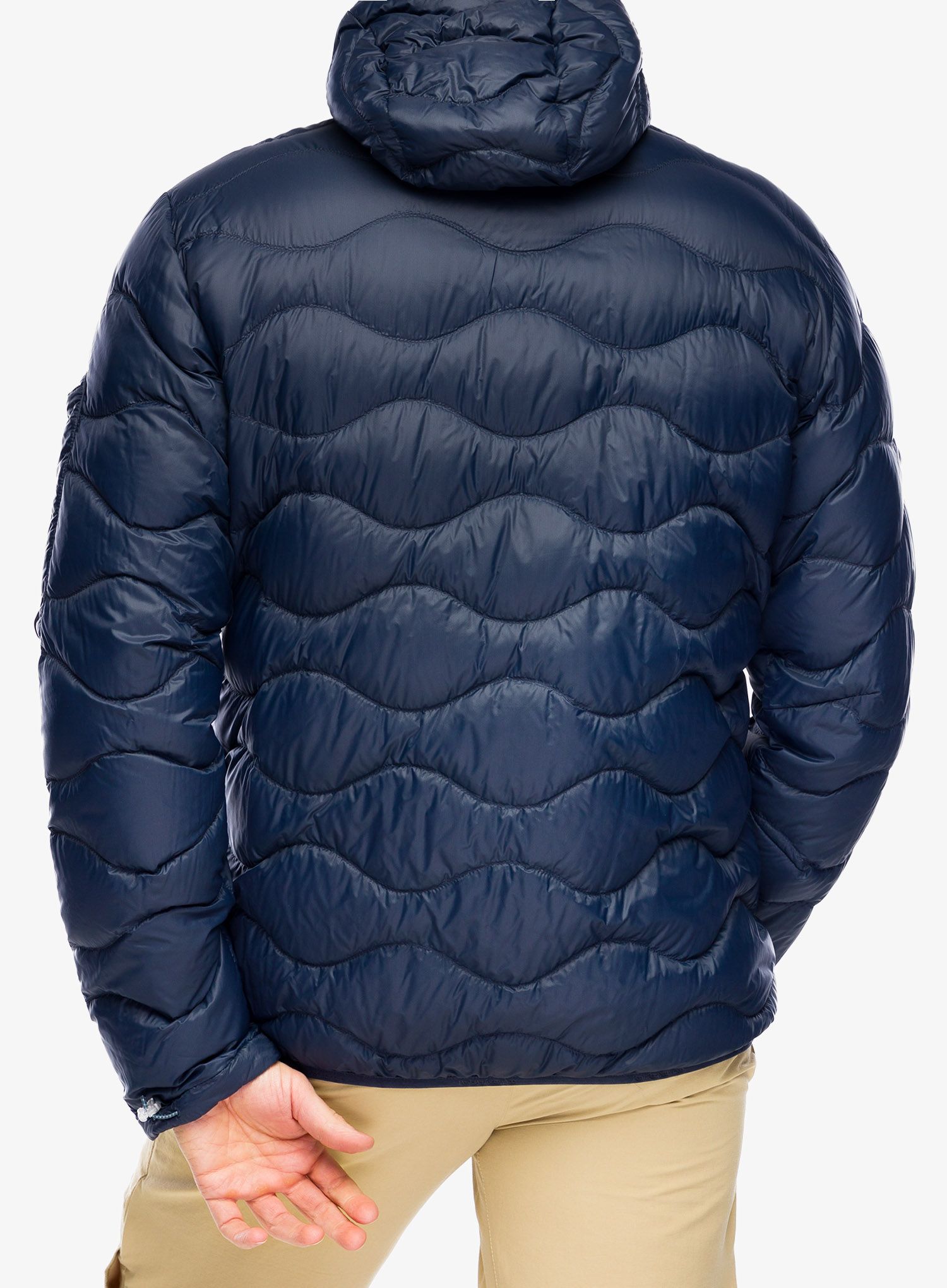 Péřová bunda Peak Perfomance Helium Utility Down Hood - blue shadow
