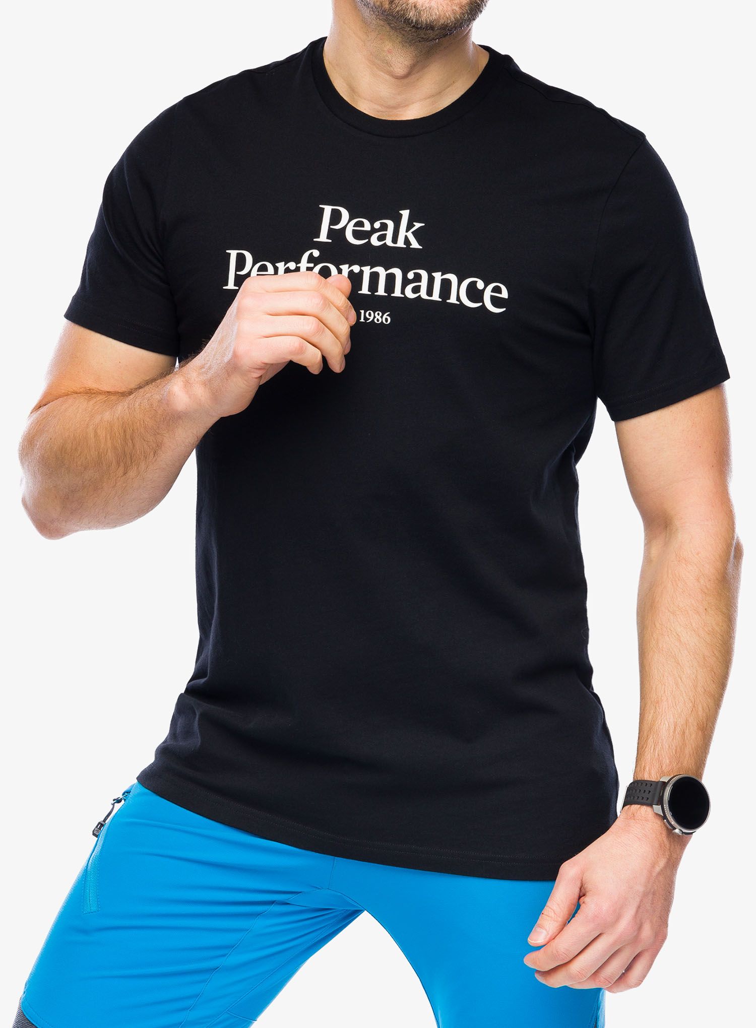 Bavlněné tričko Peak Perfomance Original Tee - black/black