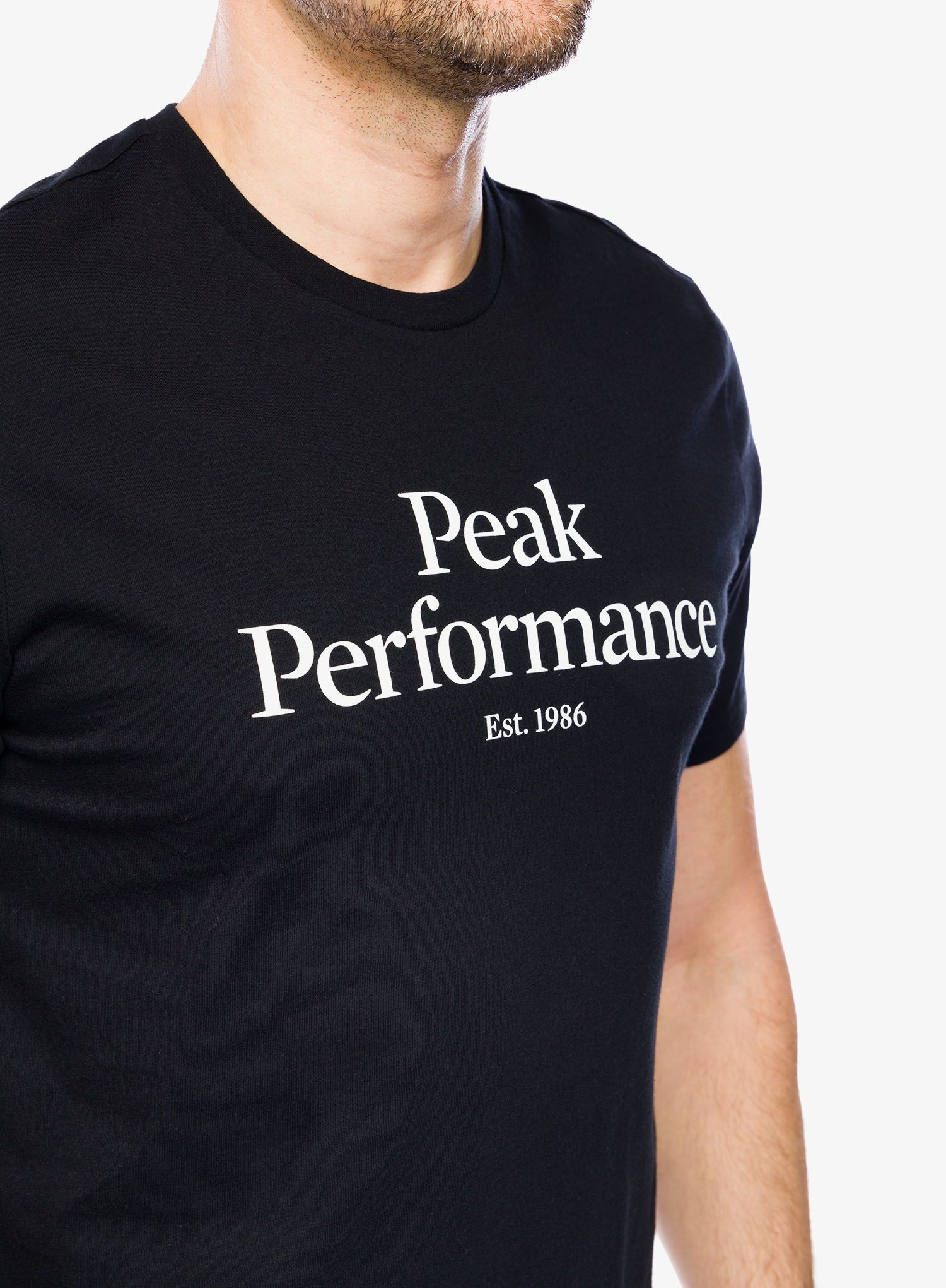 Bavlněné tričko Peak Perfomance Original Tee - black/black