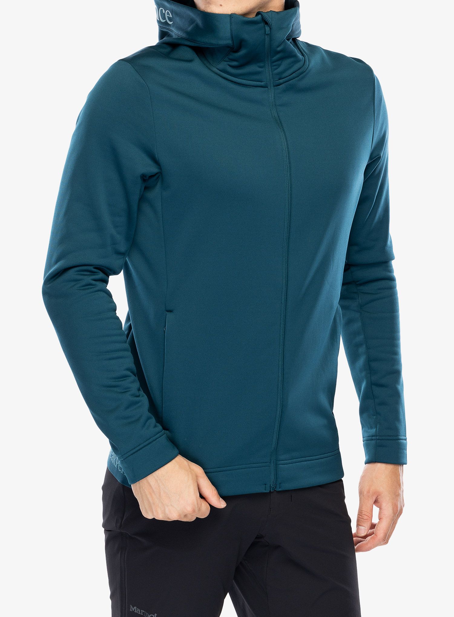 Mikina s kapucí Peak Perfomance Rider Tech Zip Hood - infinity teel