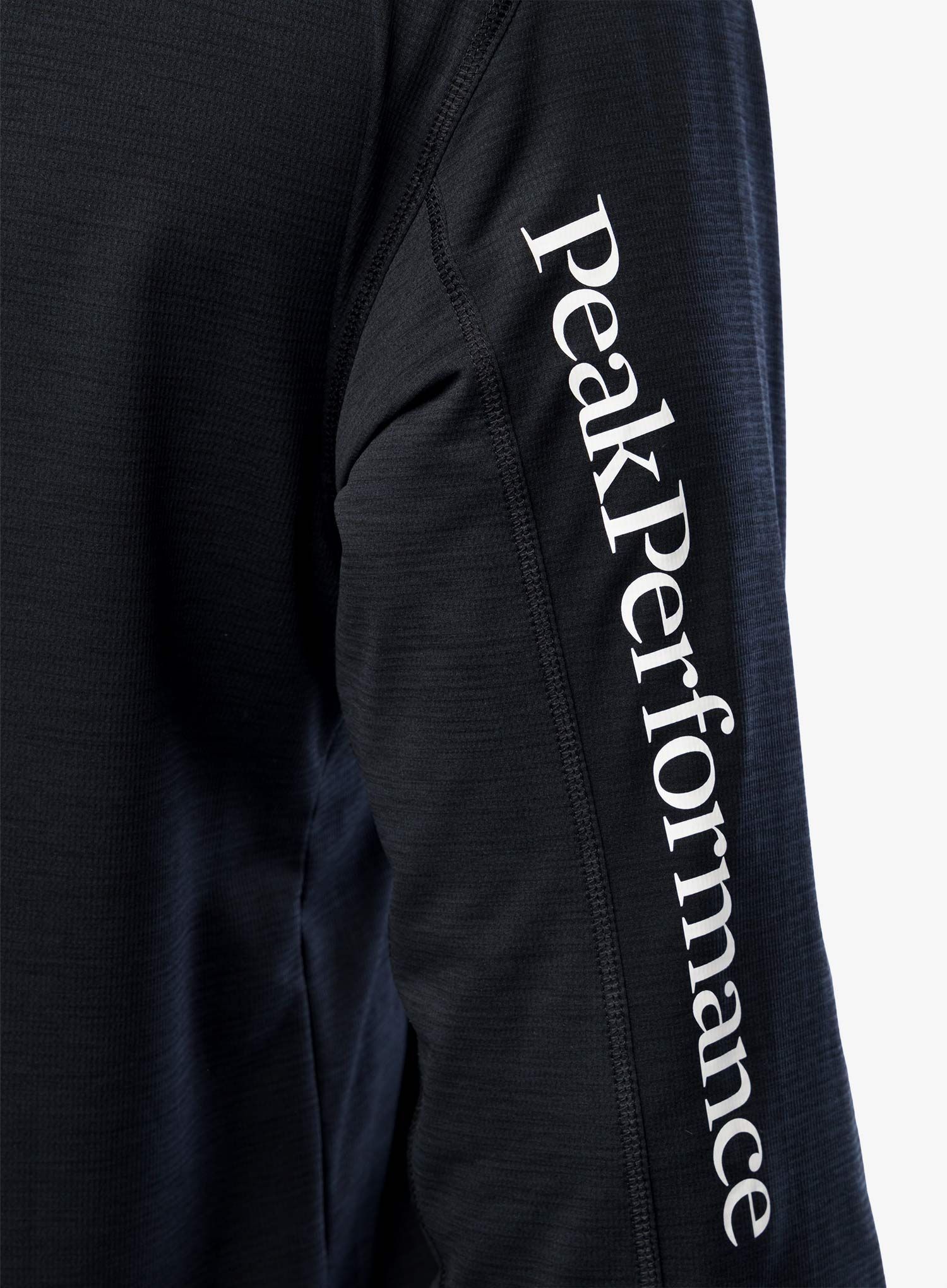 Mikina bez kapuce Peak Perfomance Trail LS - black