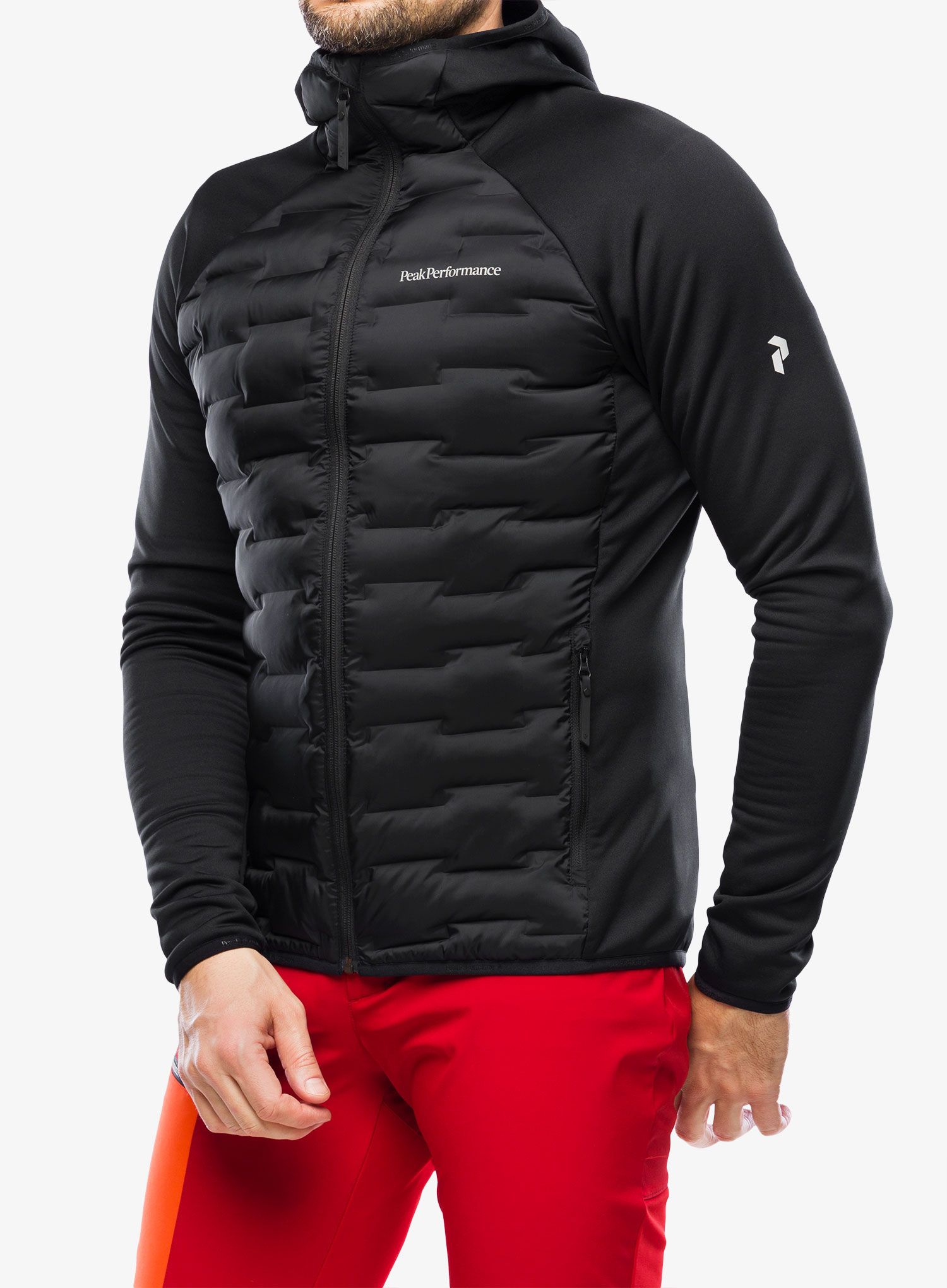 Hybridní bunda Peak Performance Argon Hybrid Hood - black