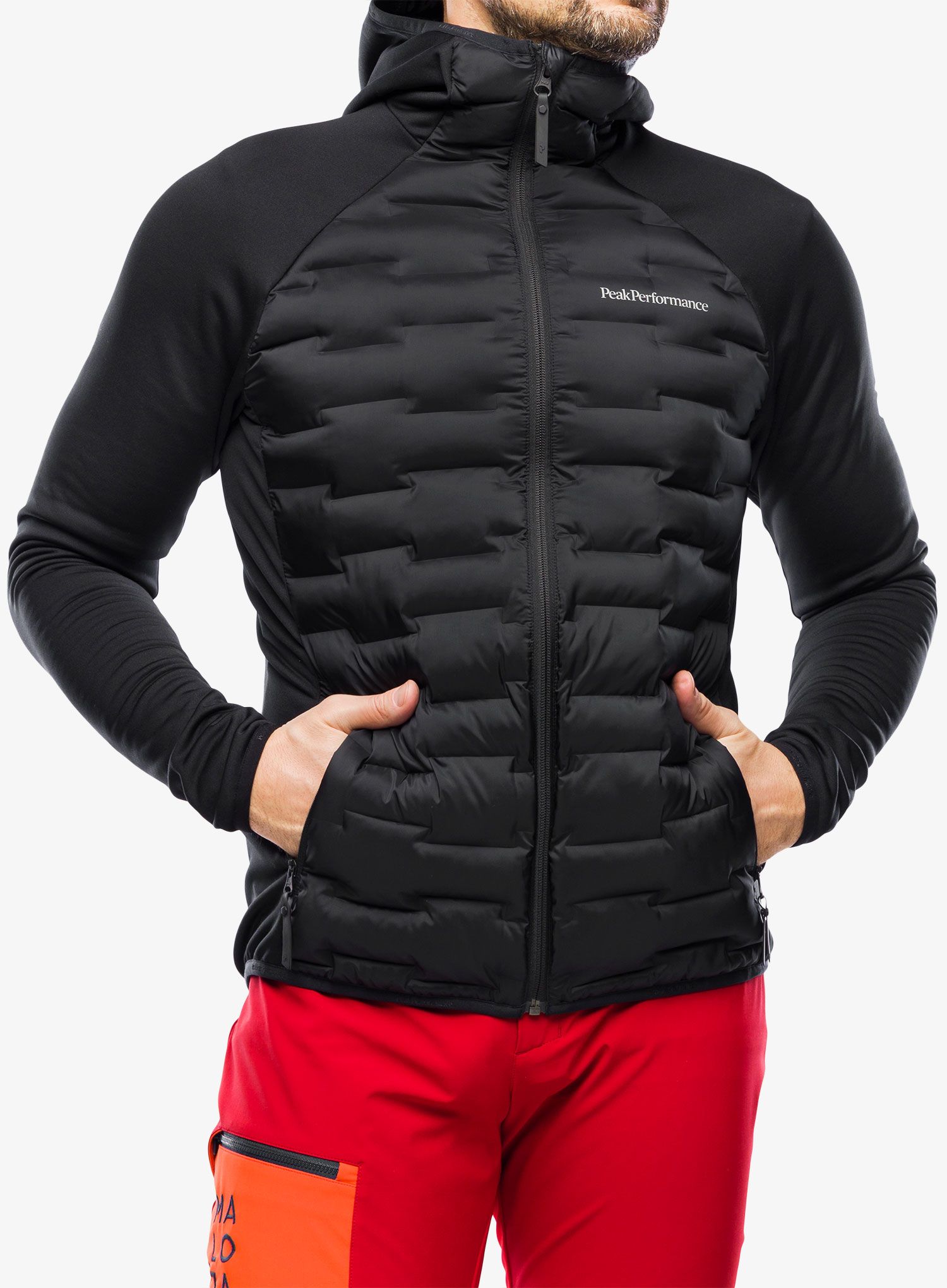 Hybridní bunda Peak Performance Argon Hybrid Hood - black