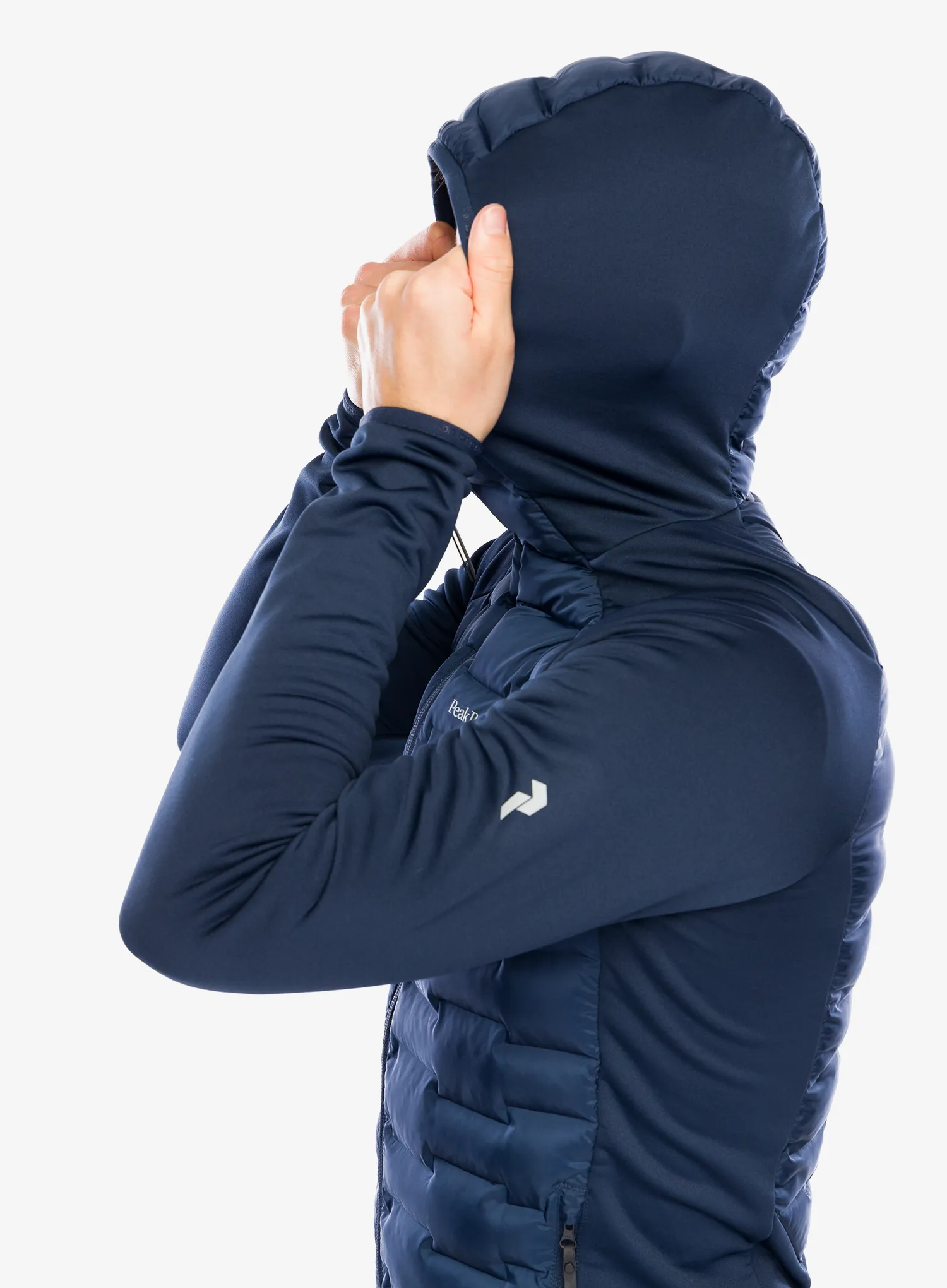 Bunda Peak Performance Argon Hybrid Hood - blue shadow