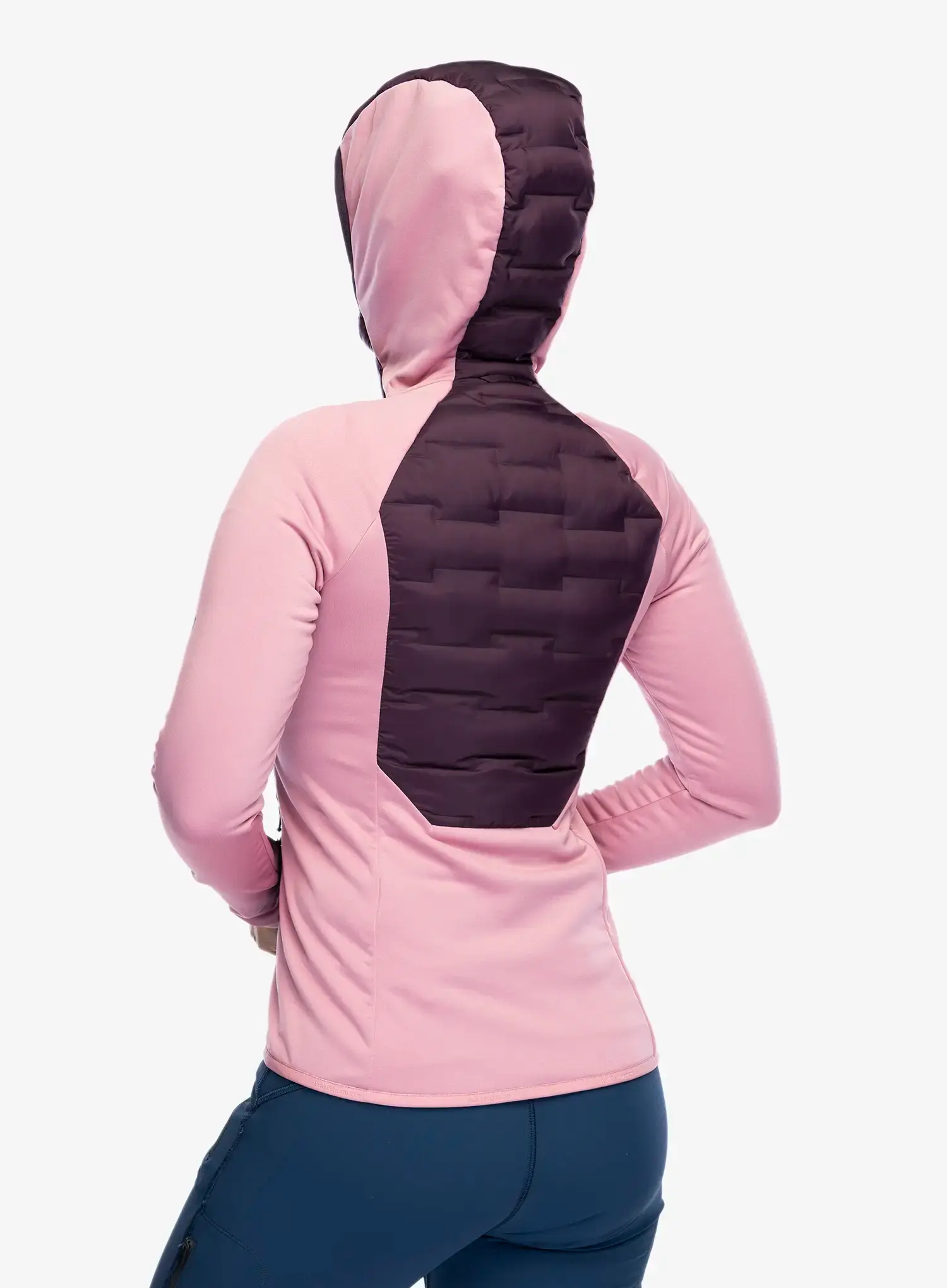 Hybridní bunda dámská Peak Performance Argon Hybrid Hood - mystic purple