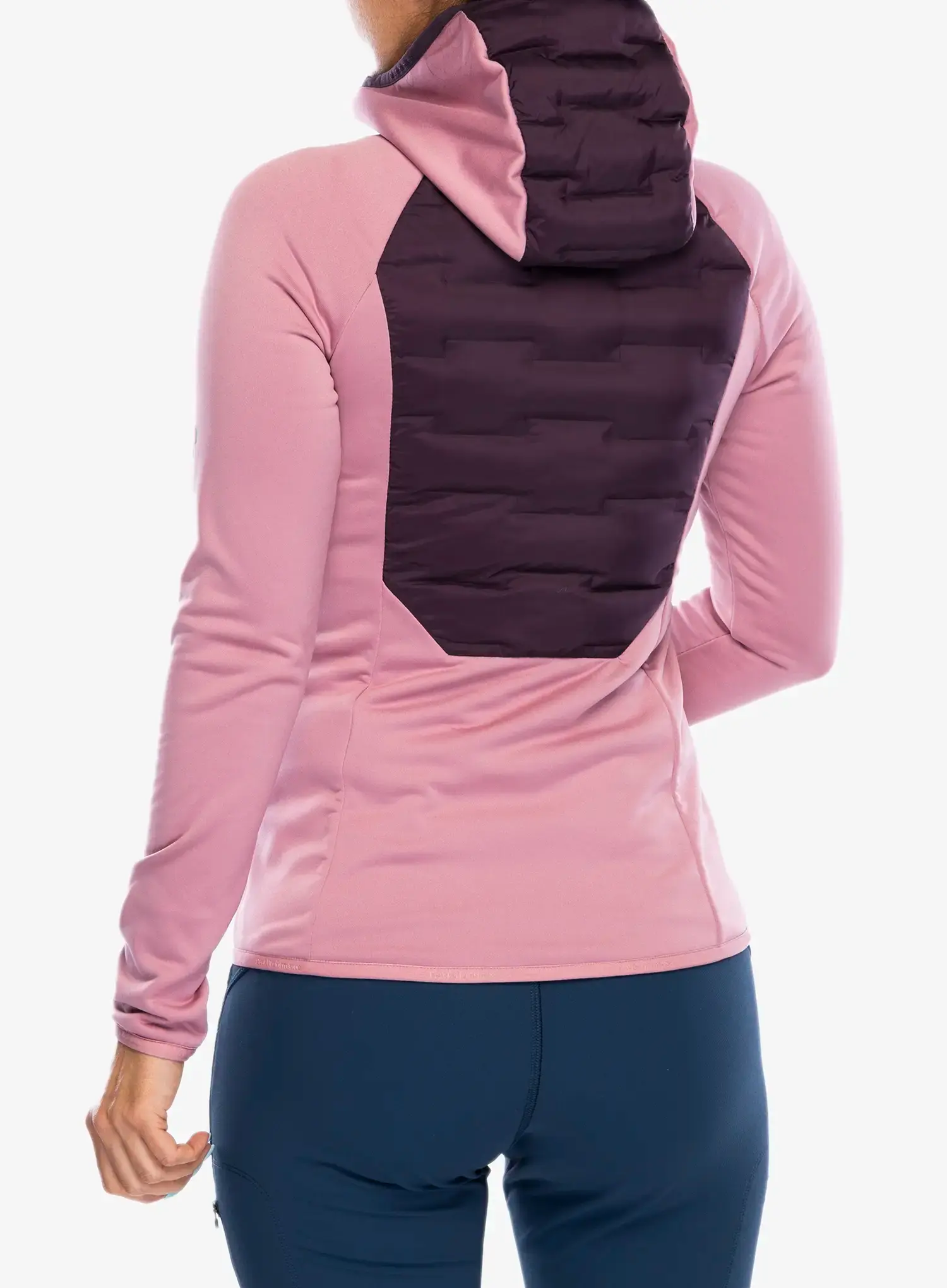 Hybridní bunda dámská Peak Performance Argon Hybrid Hood - mystic purple