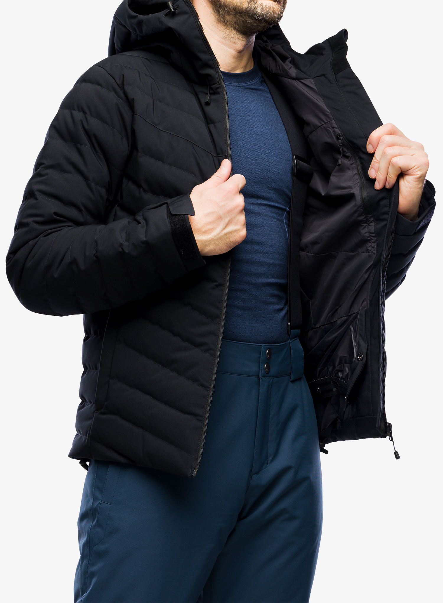 Bunda na lyže Peak Performance Frost Ski Down Jacket - black/black