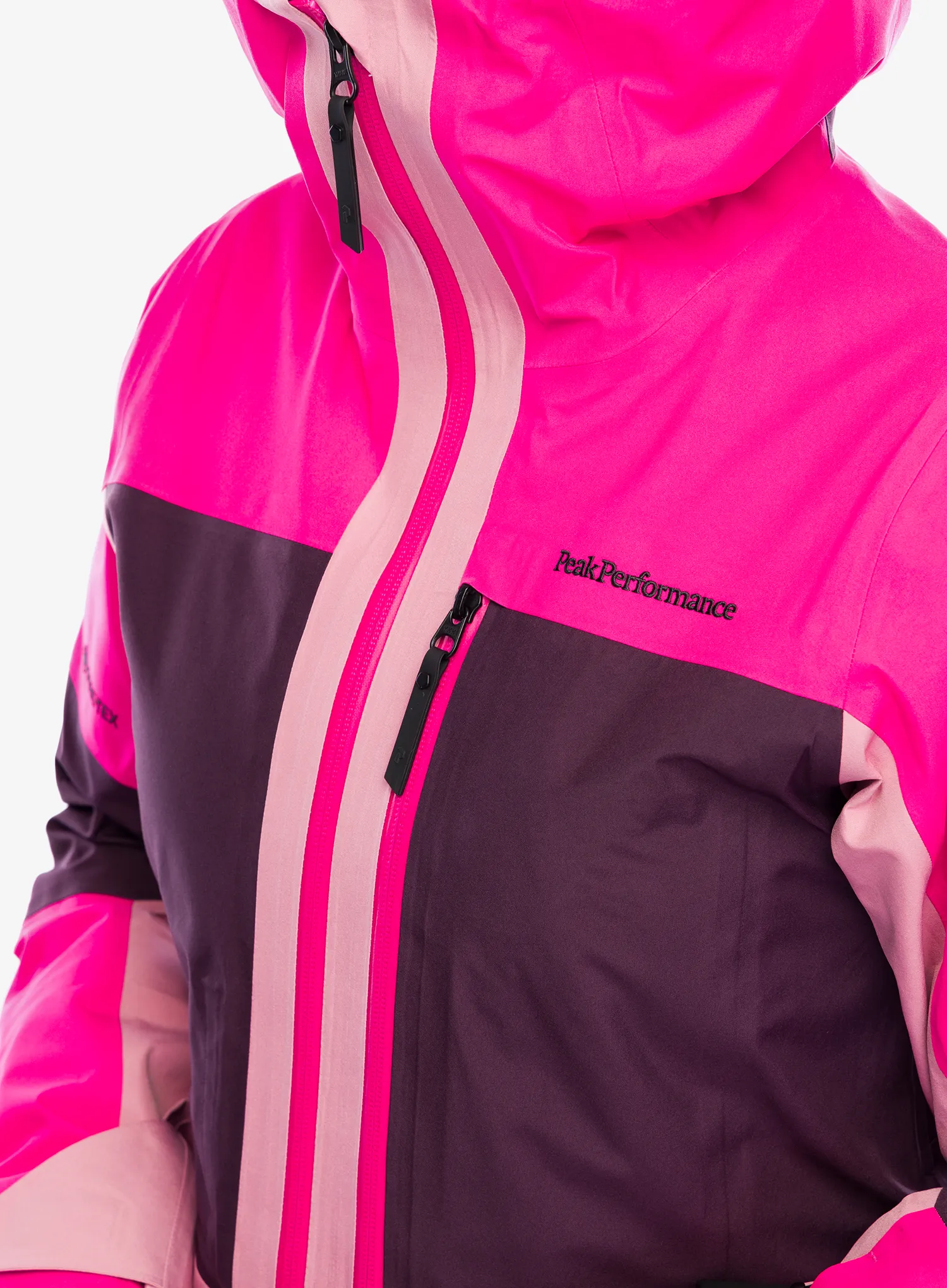 Dámská lyžařská bunda Peak Performance Gravity GORE-TEX 3L Jacket - beetroot/purple/bitter root