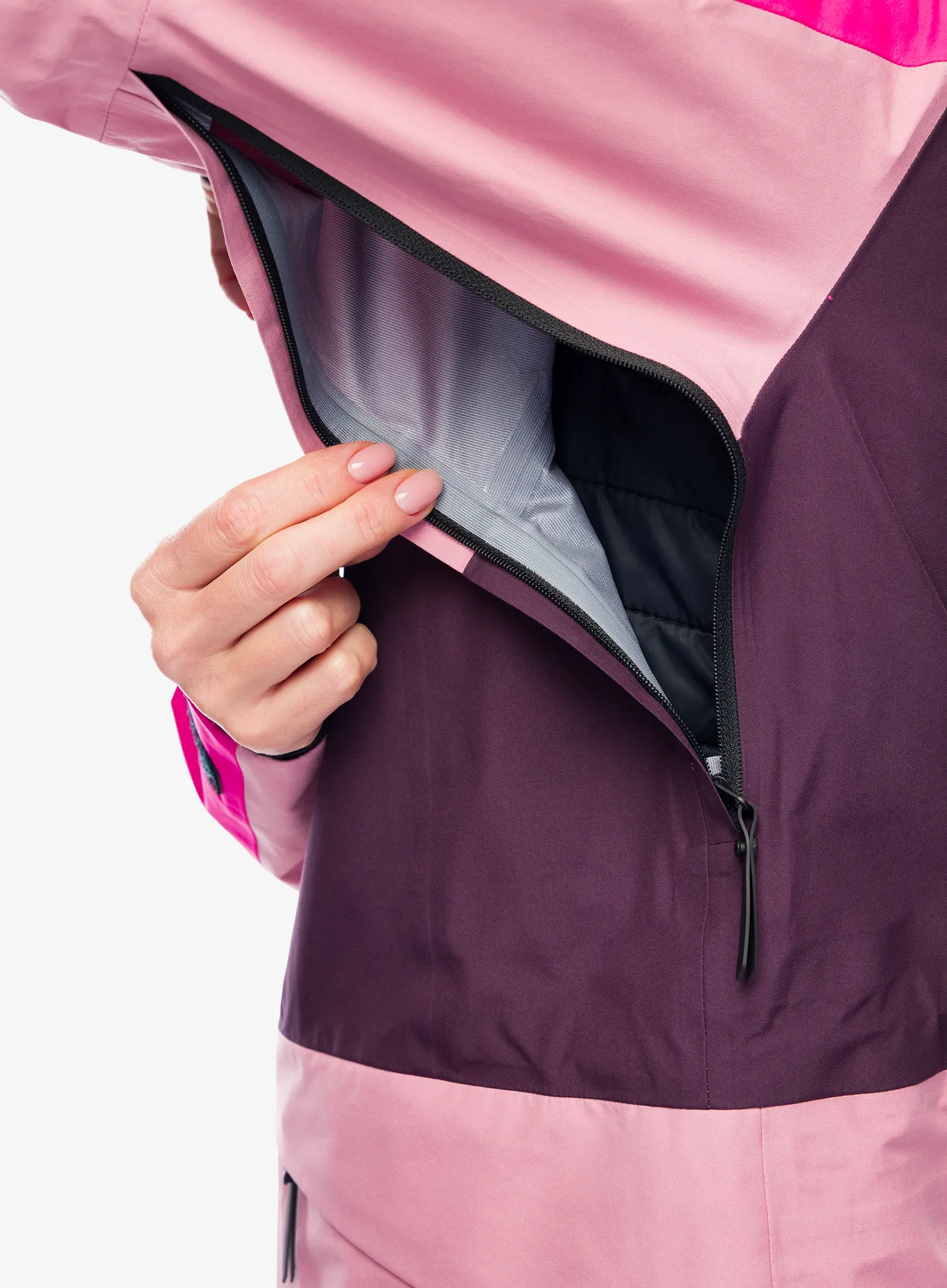 Dámská lyžařská bunda Peak Performance Gravity GORE-TEX 3L Jacket - beetroot/purple/bitter root