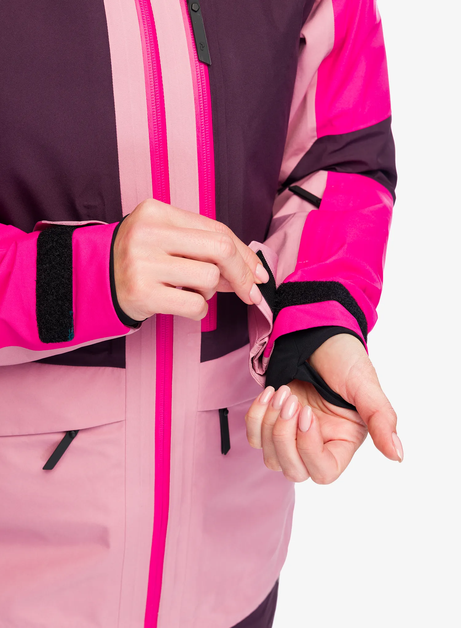 Dámská lyžařská bunda Peak Performance Gravity GORE-TEX 3L Jacket - beetroot/purple/bitter root
