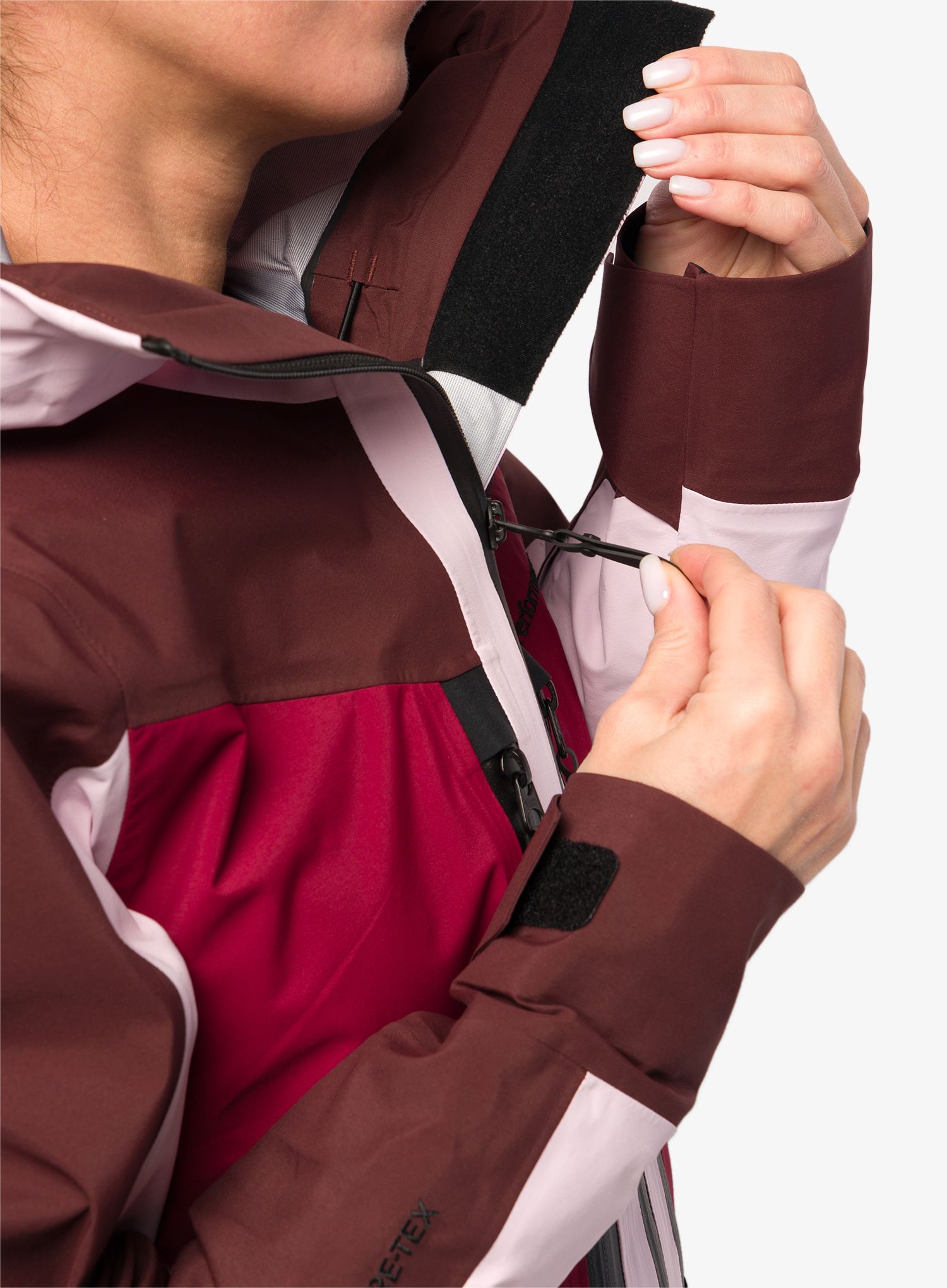 Dámská bunda Peak Performance Gravity GORE-TEX 3L Jacket - blush/sapote