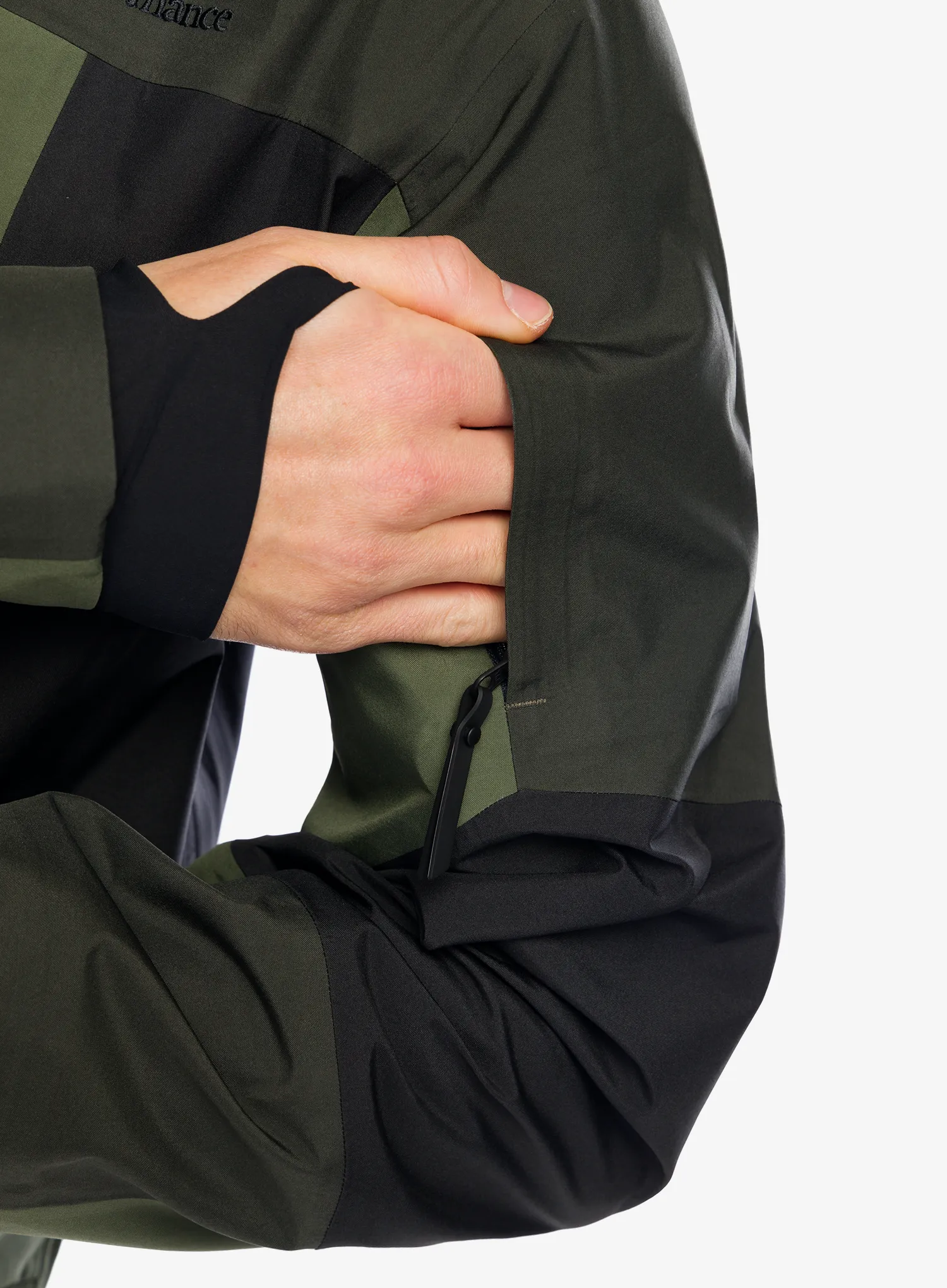 Lyžařská bunda Peak Performance Gravity GORE-TEX 3L Jacket - olive extreme/black/pine