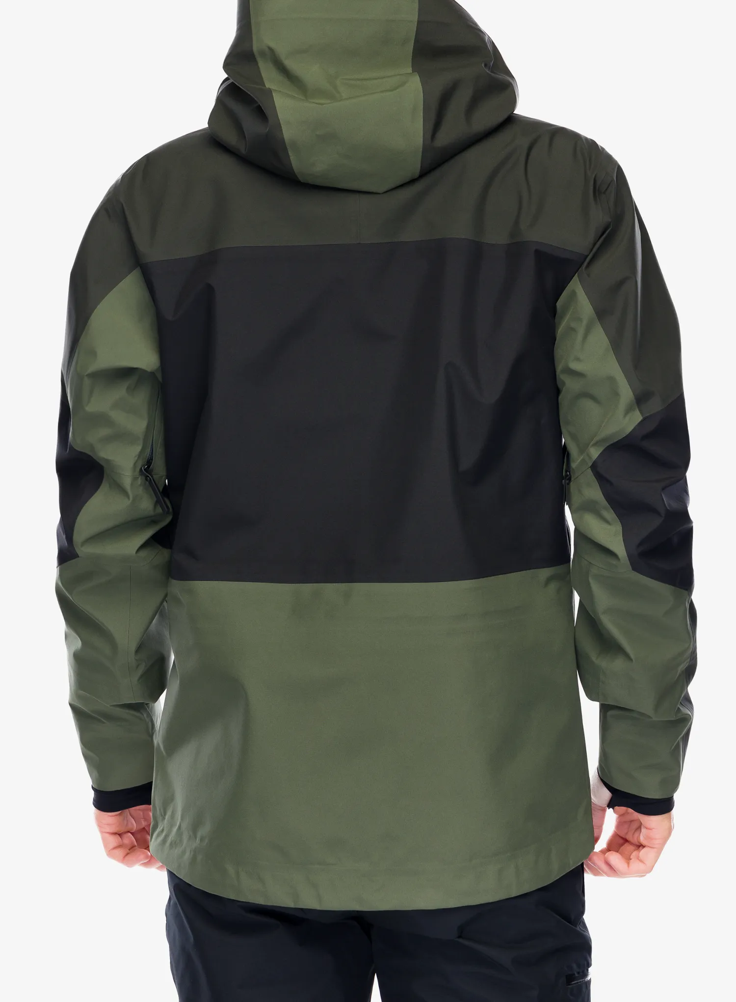 Lyžařská bunda Peak Performance Gravity GORE-TEX 3L Jacket - olive extreme/black/pine