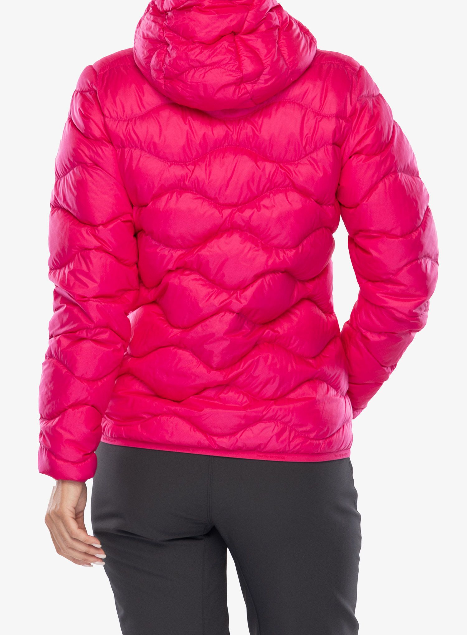 Dámská péřová bunda Peak Performance Helium Down Hood Jacket - beetroot purple
