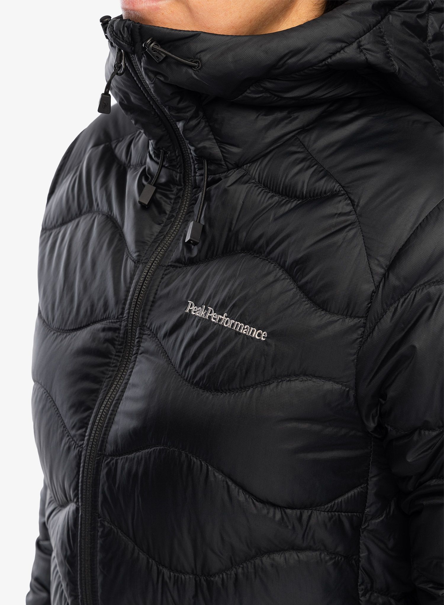 Dámský péřový kabát Peak Performance Helium Down Parka - black