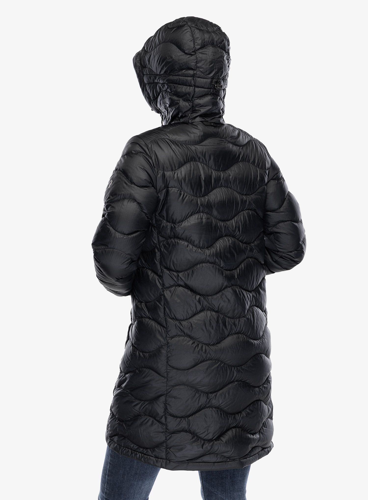 Dámský péřový kabát Peak Performance Helium Down Parka - black