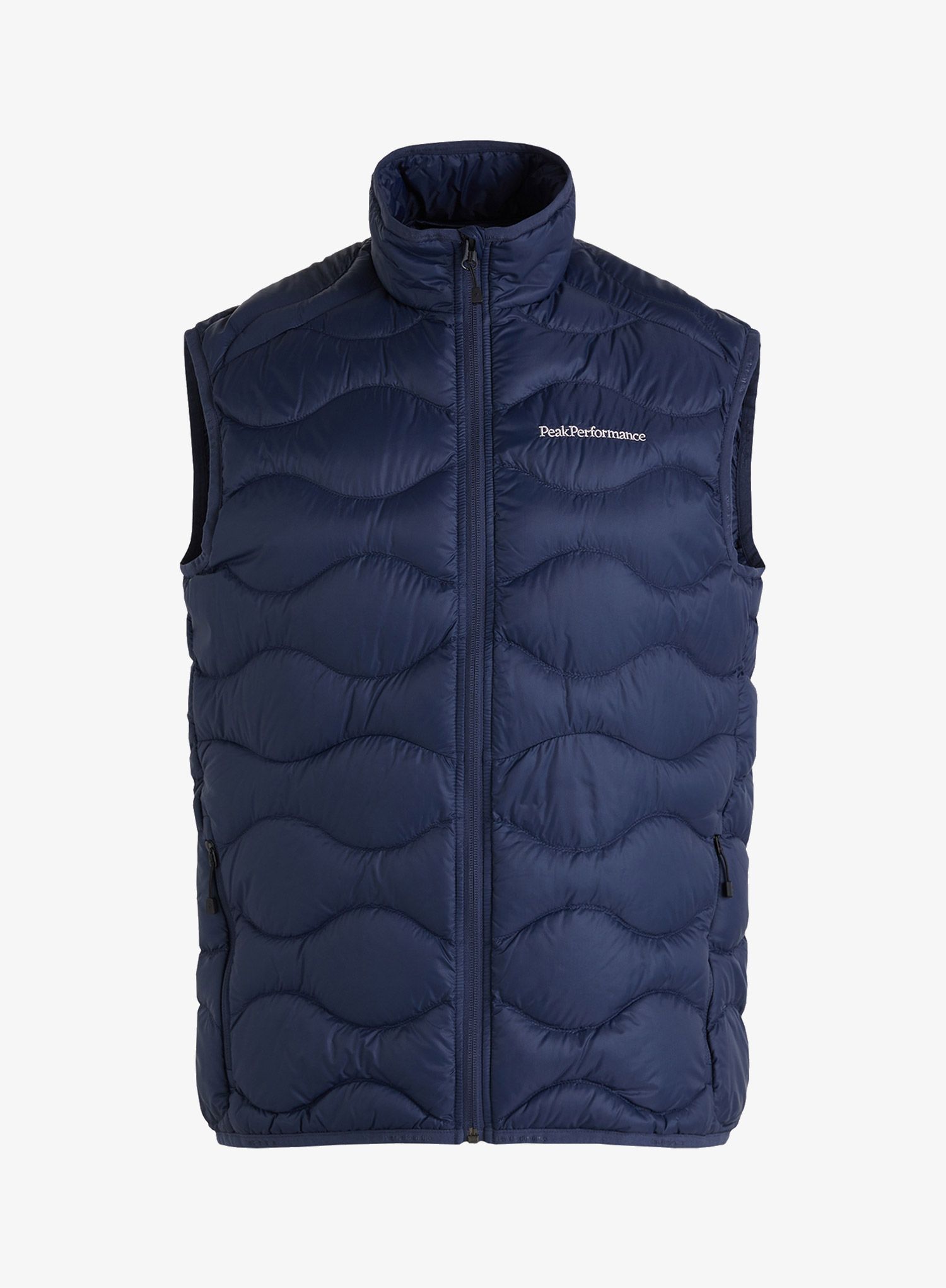 Péřová vesta Peak Performance Helium Down Vest - blue shadow