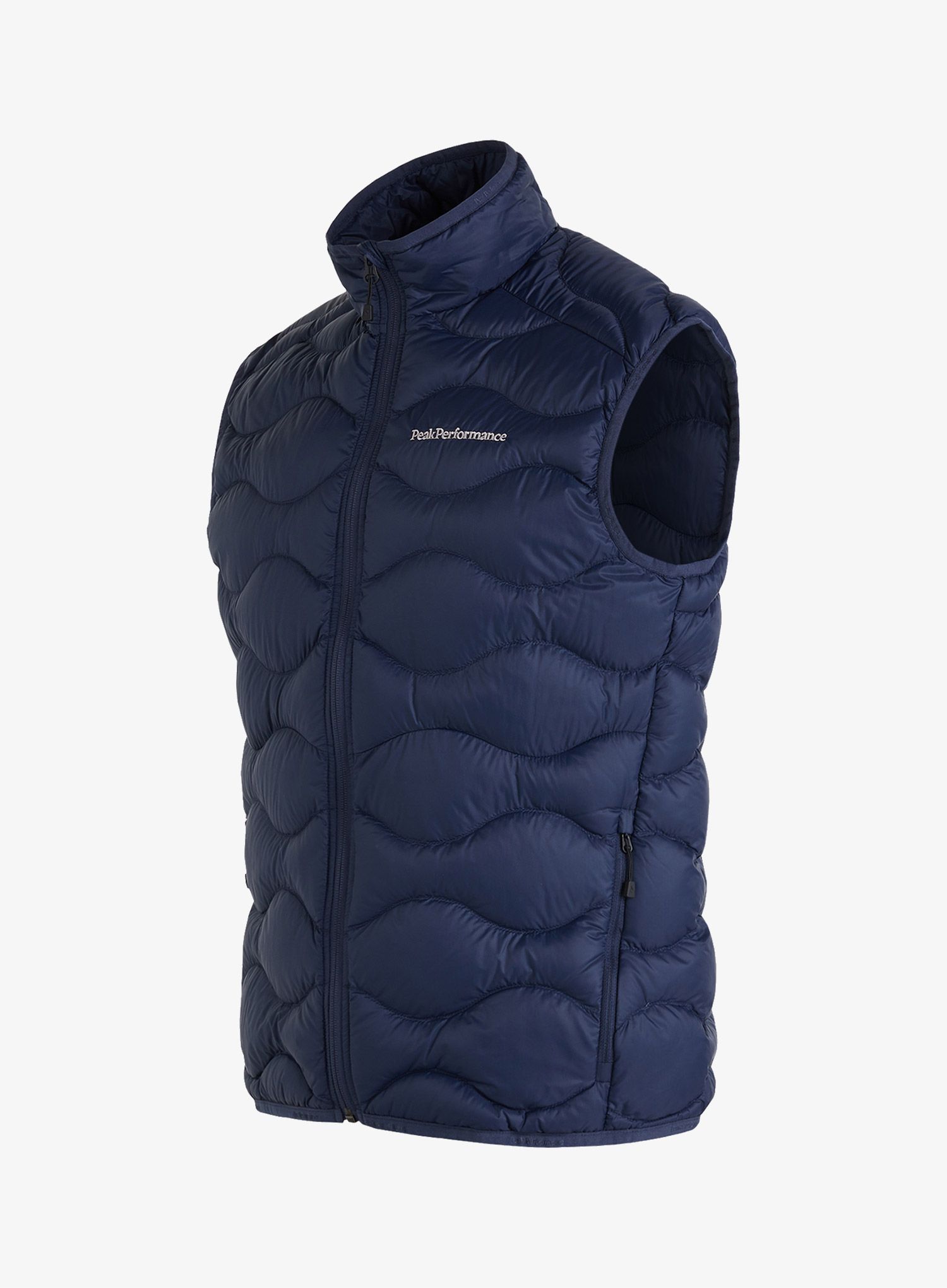 Péřová vesta Peak Performance Helium Down Vest - blue shadow