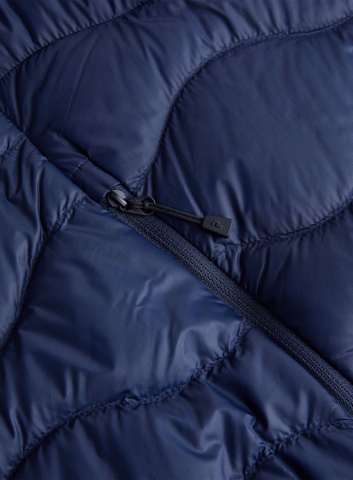 Péřová vesta Peak Performance Helium Down Vest - blue shadow