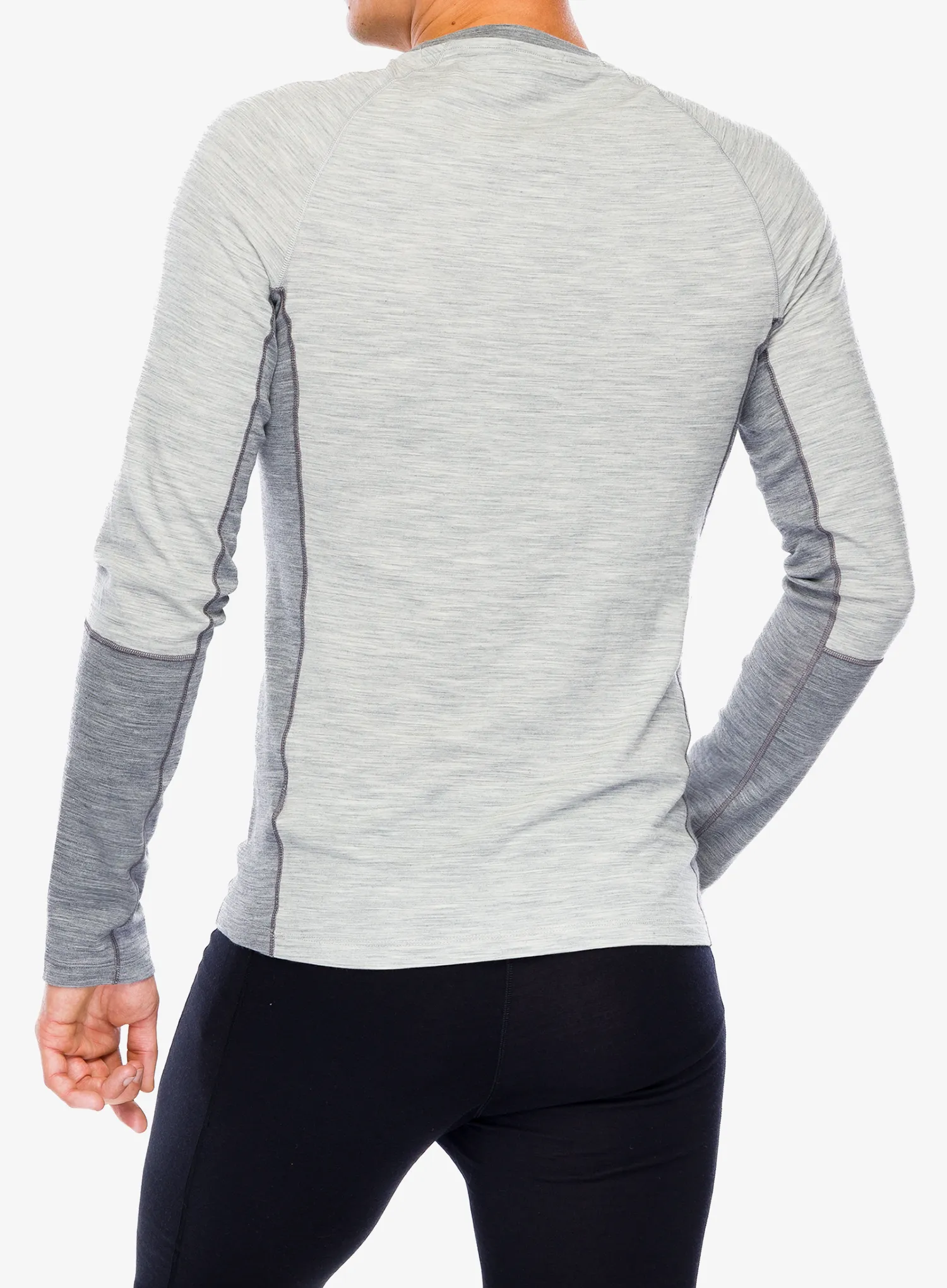 Funkční mikina Peak Performance Magic Crew - med grey melange