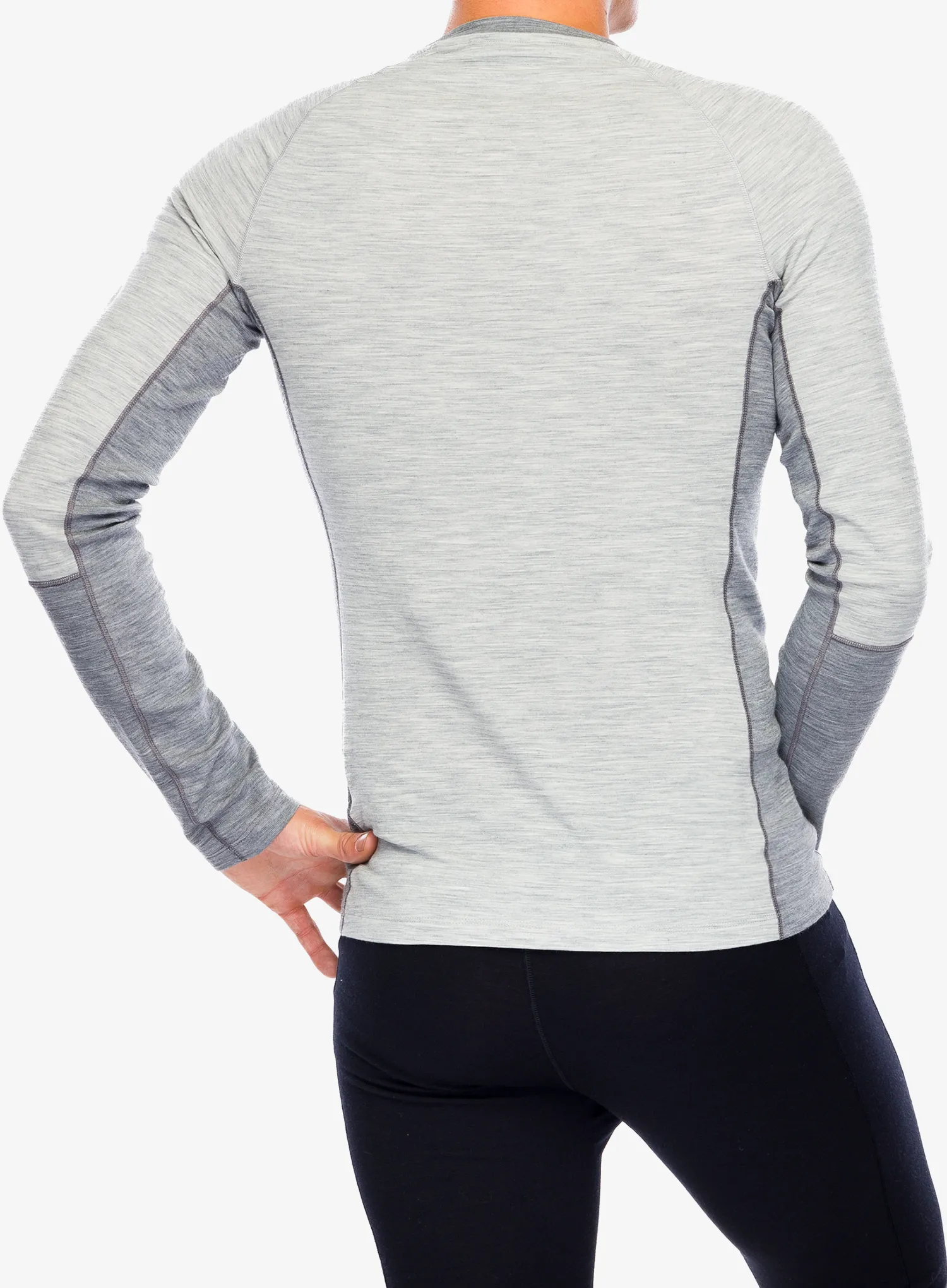 Funkční mikina Peak Performance Magic Crew - med grey melange