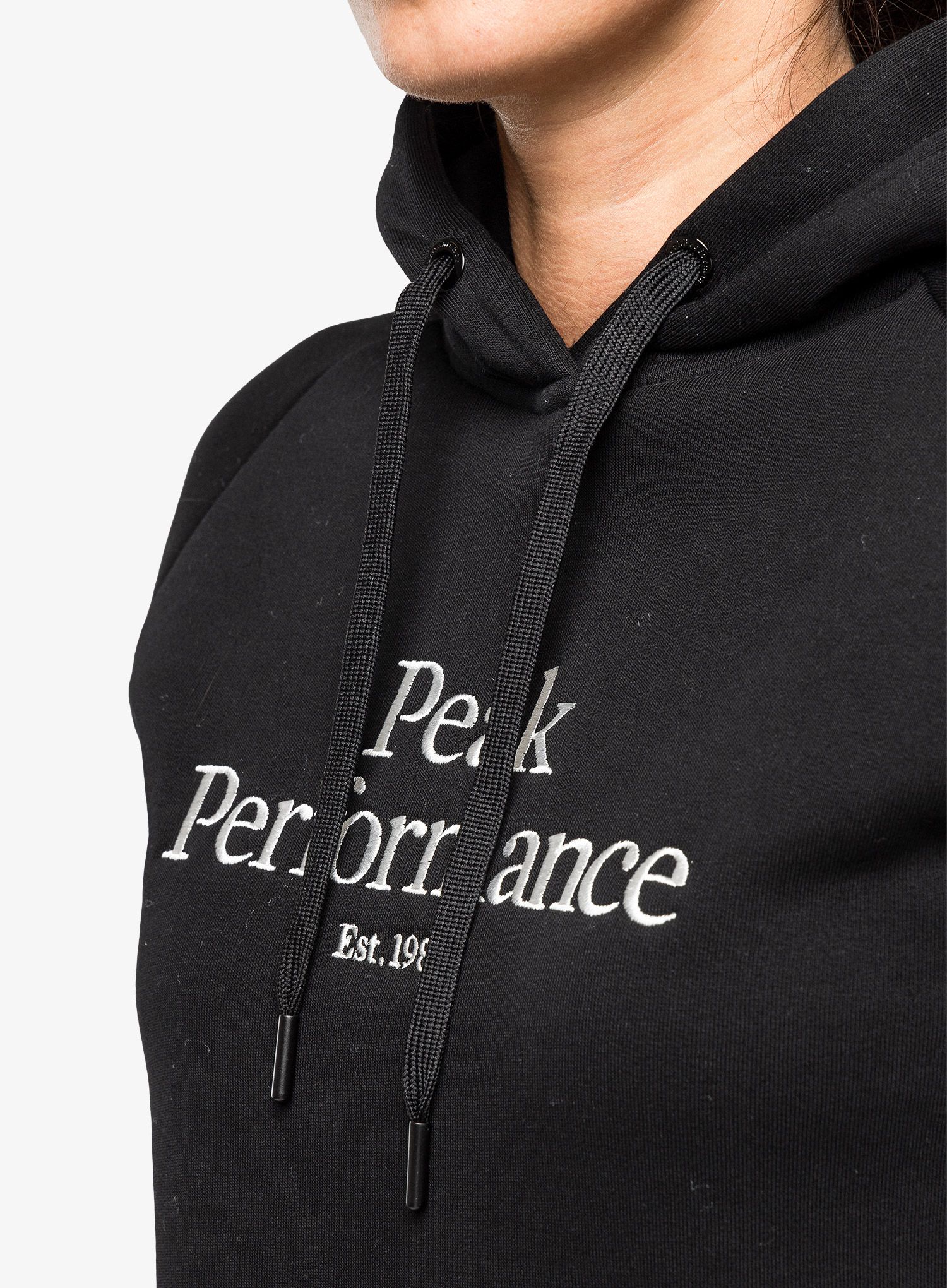 Dámská mikina s kapucí Peak Performance Original Hood - black