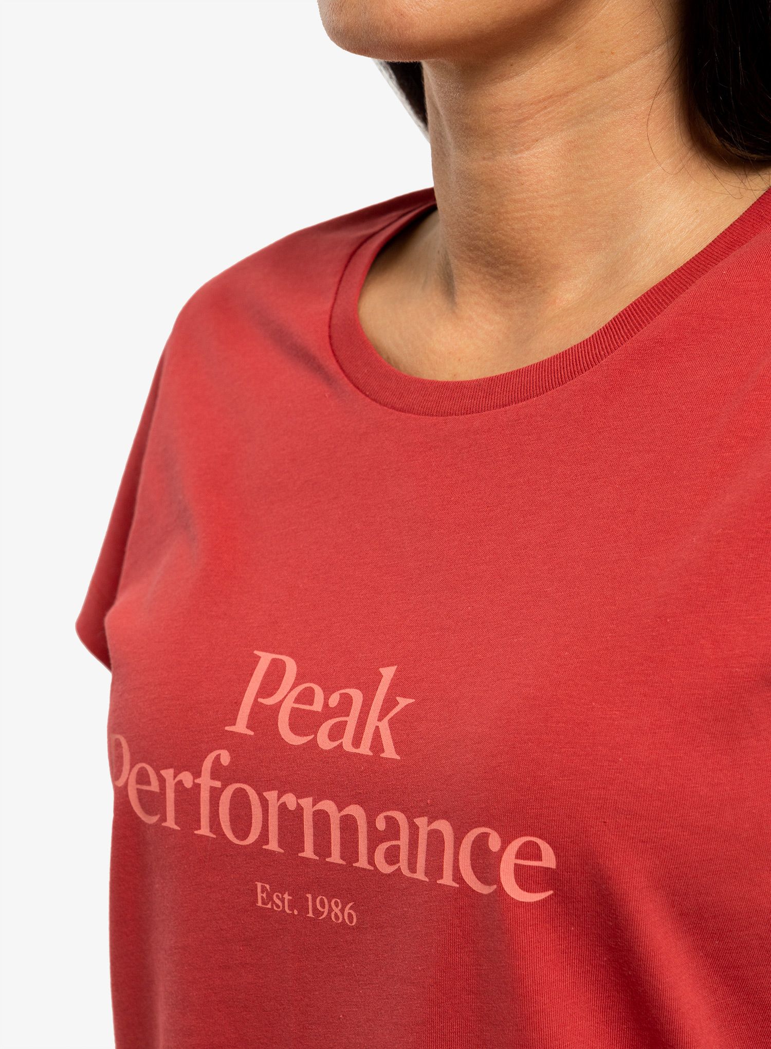 Dámské tričko Peak Performance Original Tee - softer red