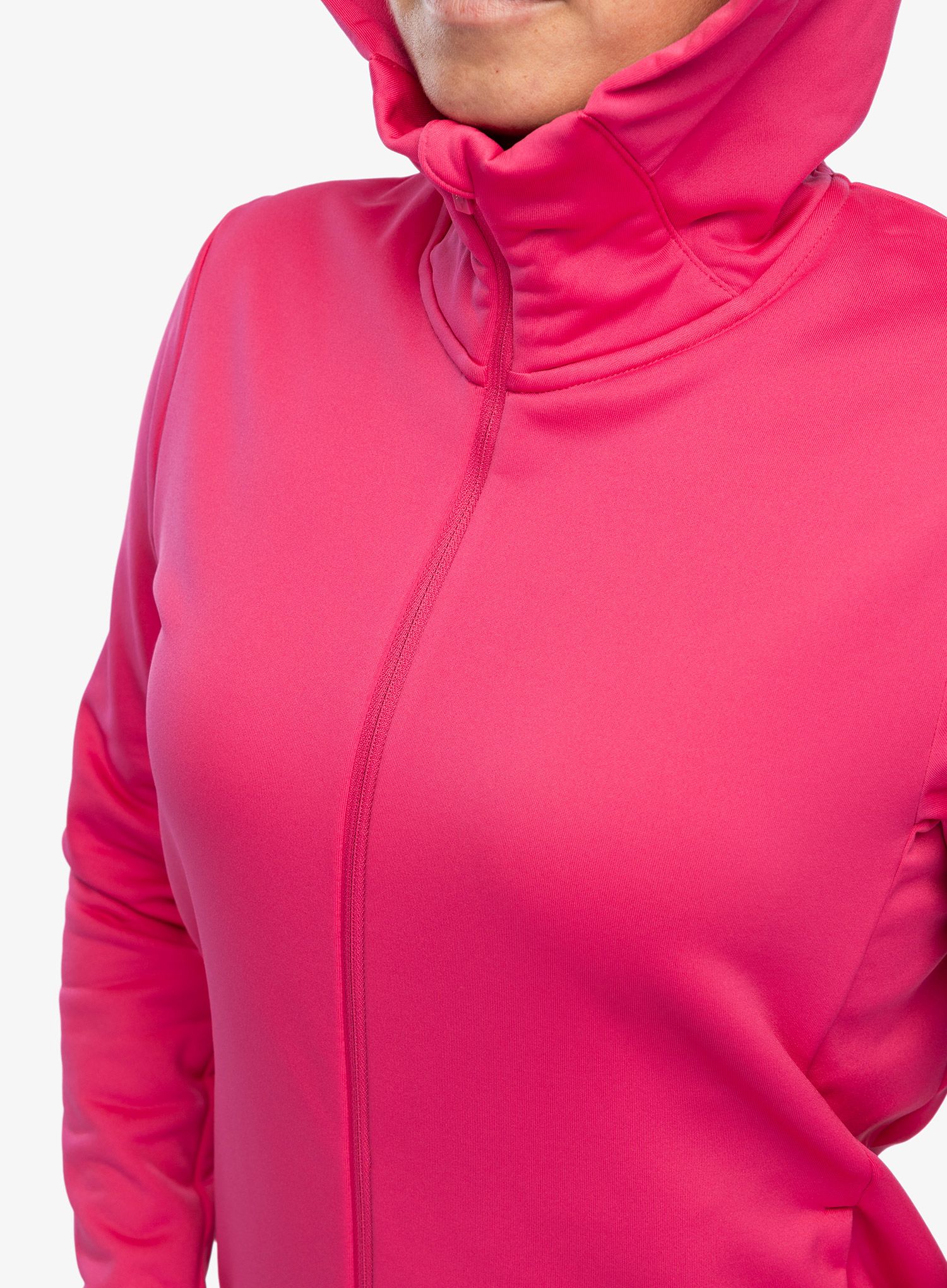 Dámská mikina s kapucí Peak Performance Rider Tech Zip Hood - beetroot purple