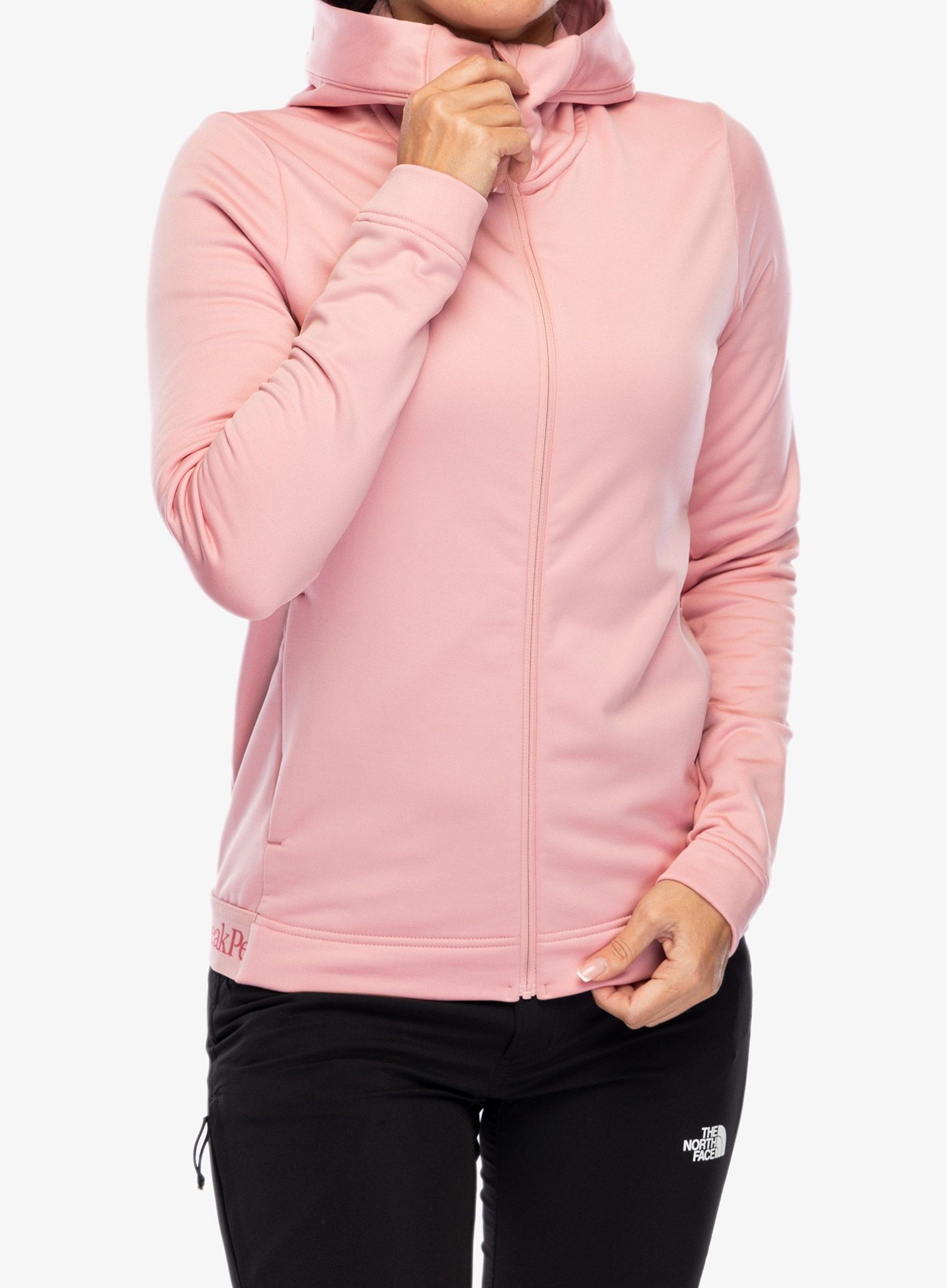 Dámská mikina Peak Performance Rider Tech Zip Hood - warm blush