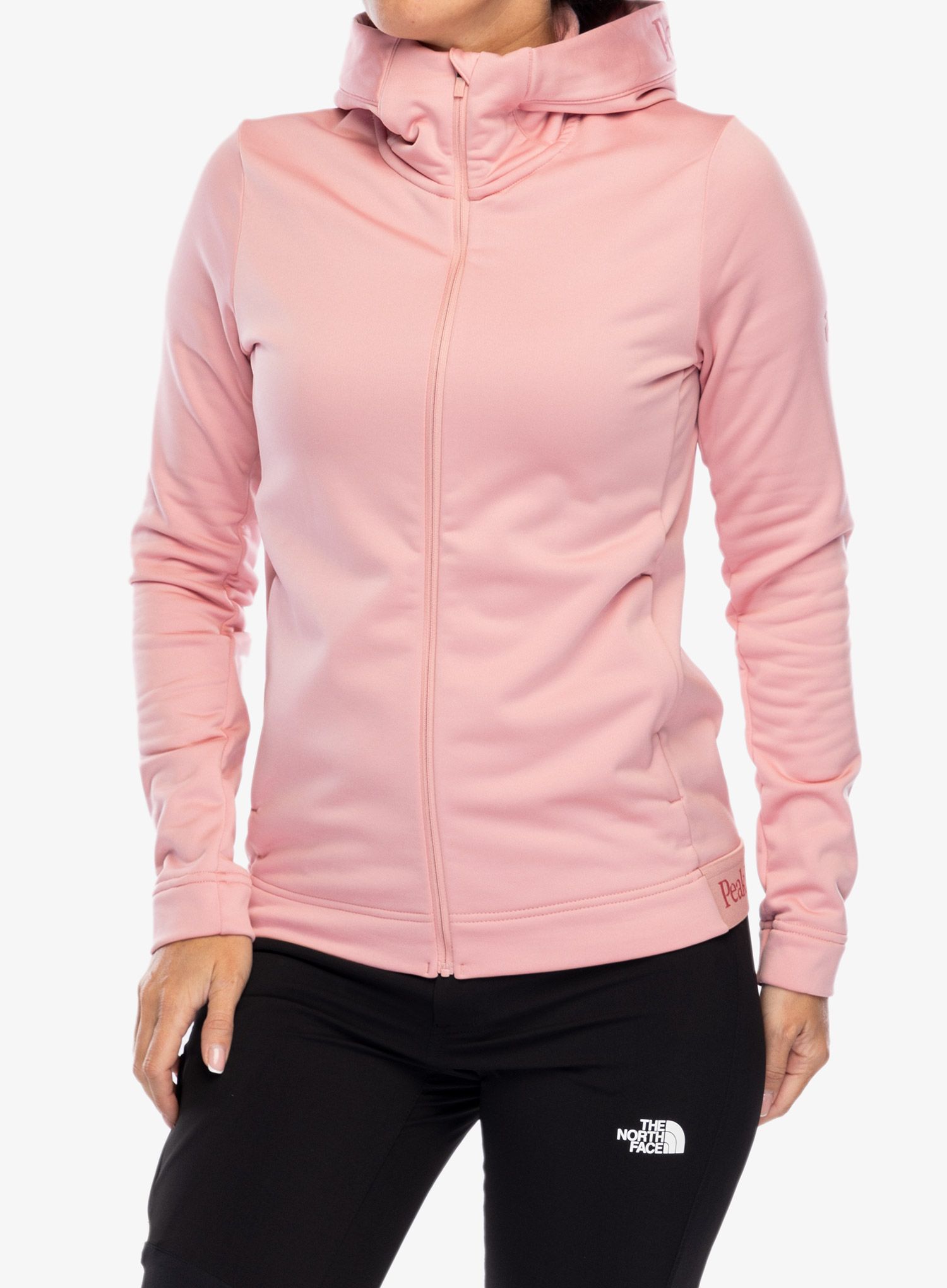 Dámská mikina Peak Performance Rider Tech Zip Hood - warm blush