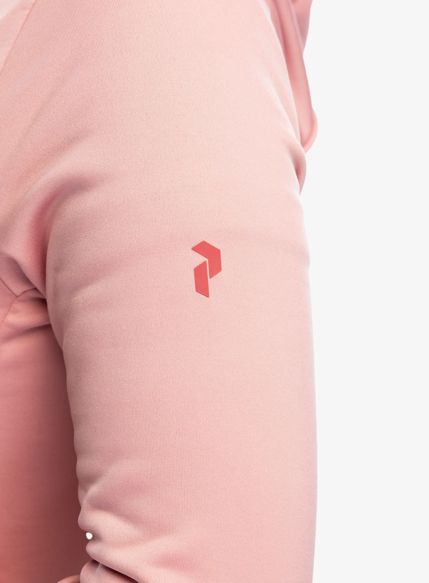 Dámská mikina Peak Performance Rider Tech Zip Hood - warm blush