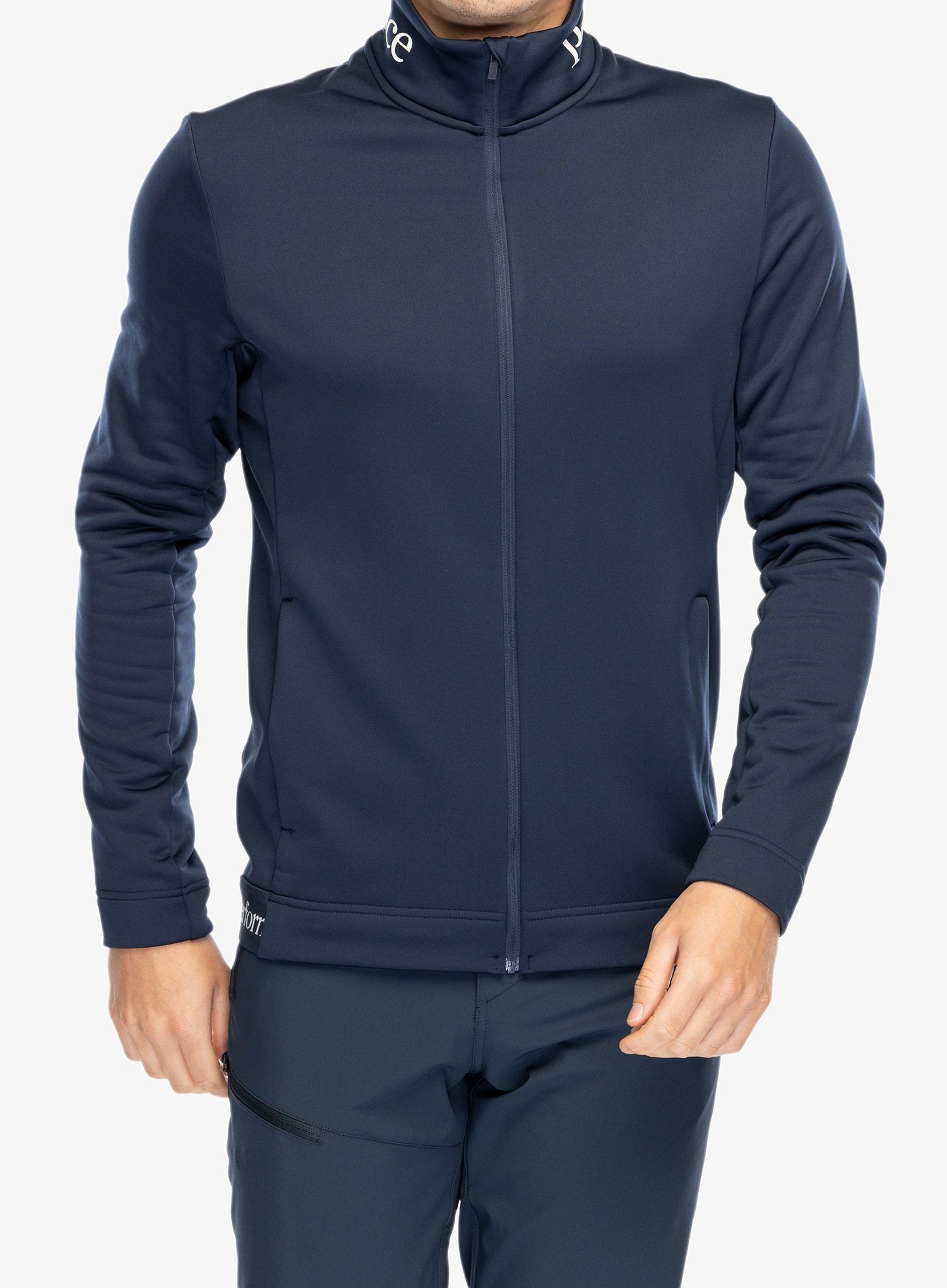 Mikina se zipem Peak Performance Rider Tech Zip Jacket - blue shadow