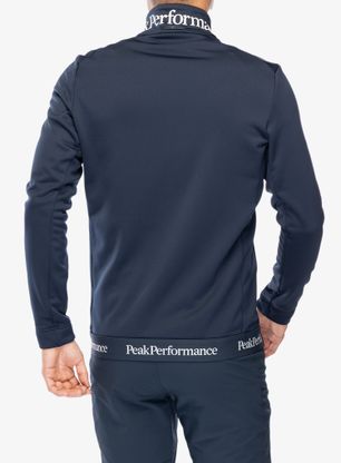 Mikina se zipem Peak Performance Rider Tech Zip Jacket - blue shadow