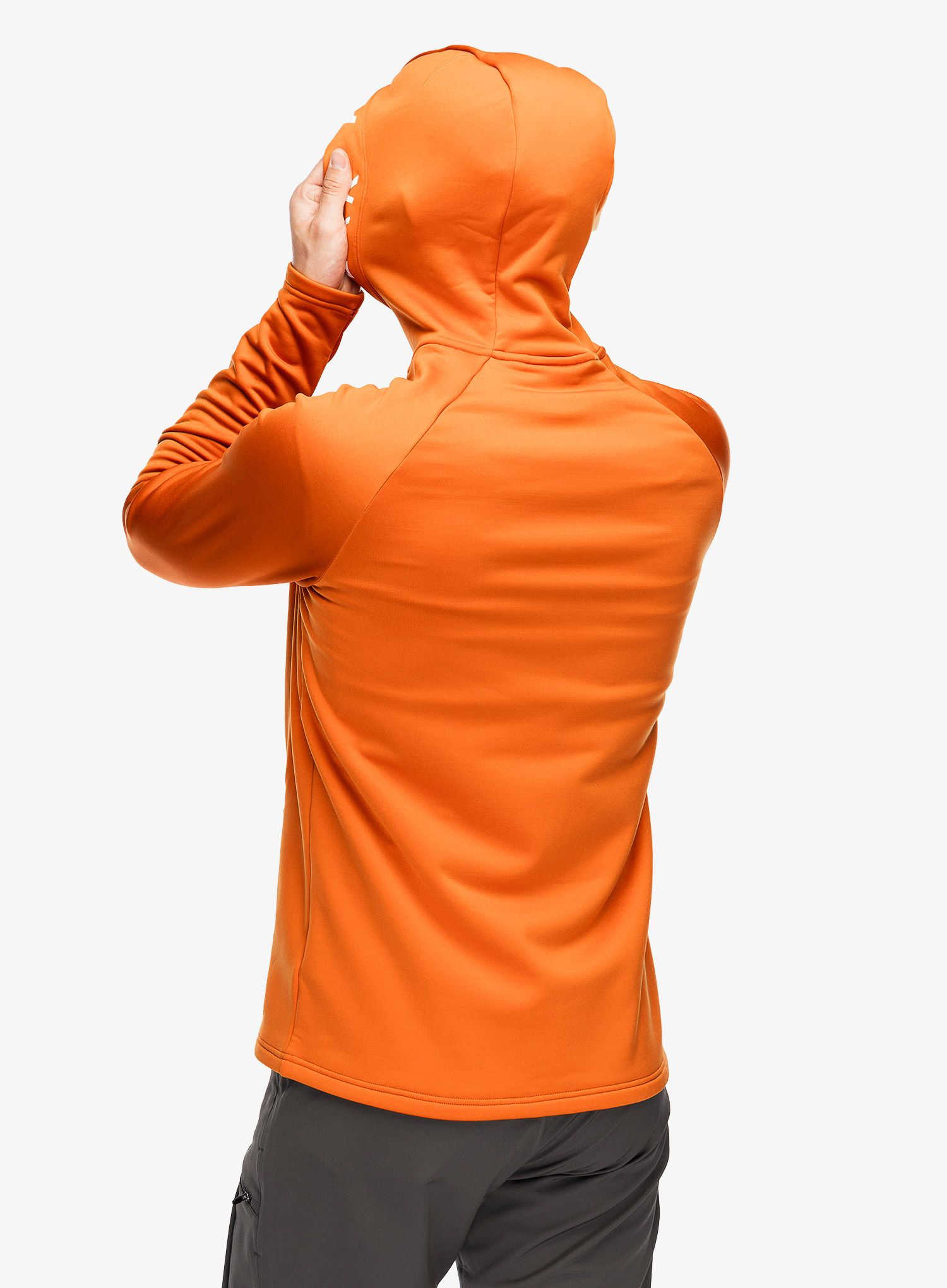 Mikina se zipem Peak Performance Rider Zip Hood - gold flame/gold flame