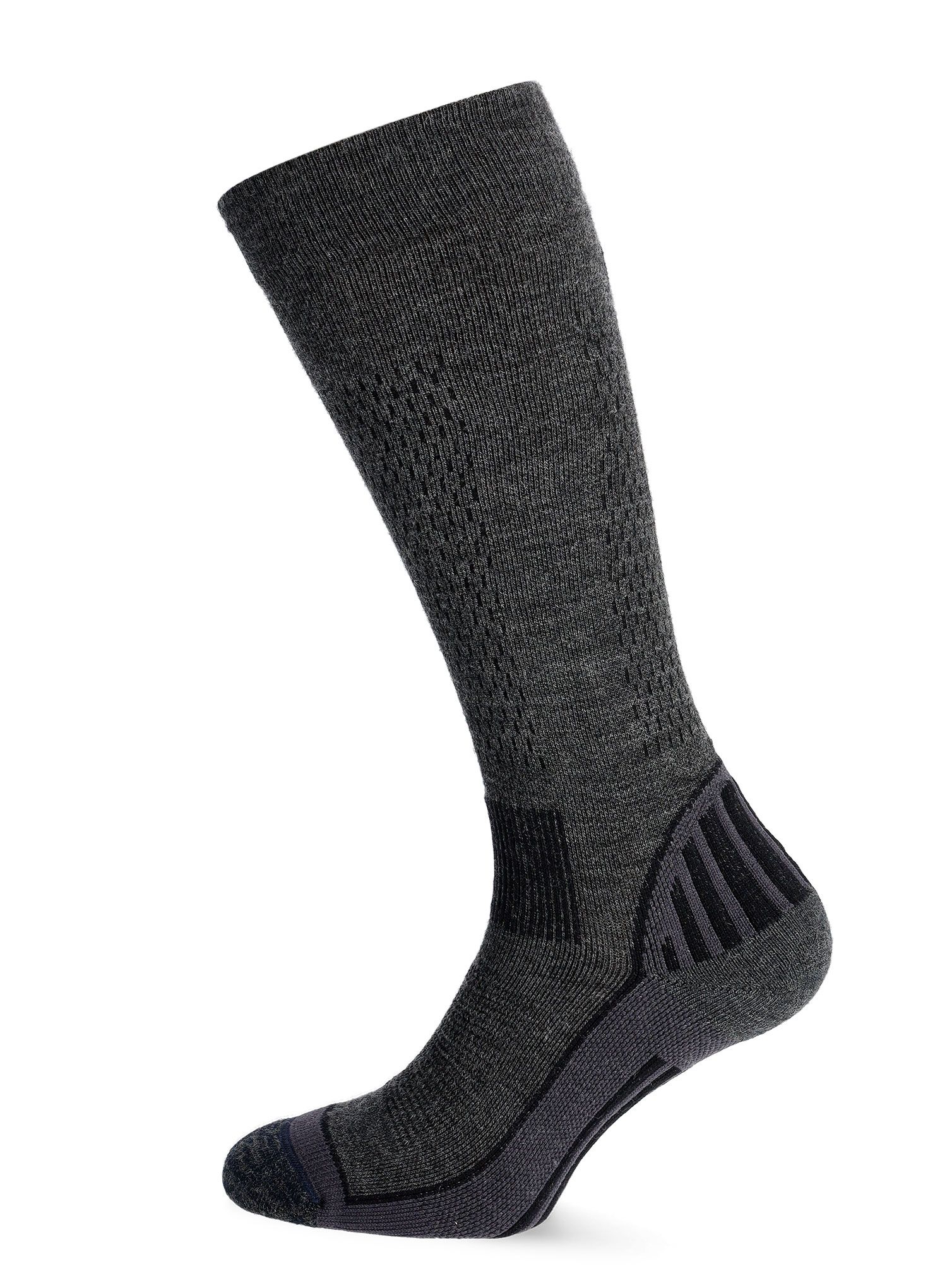 Lyžařské ponožky Peak Performance Ski Sock - grey melange/blue shadow