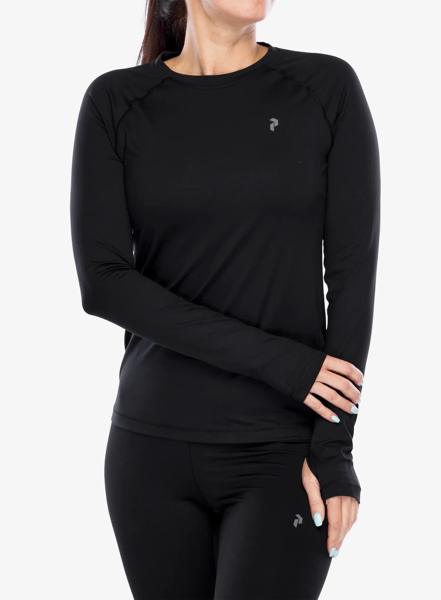 Dámská funkční mikina Peak Performance Spirit Crew - blk