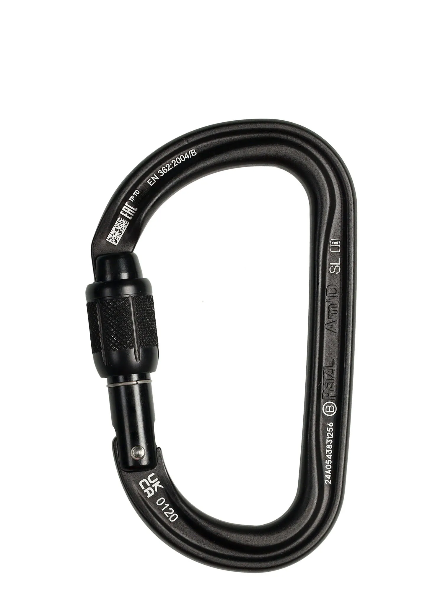 Karabina s pojistkou Petzl Am'D Screw-Lock - black