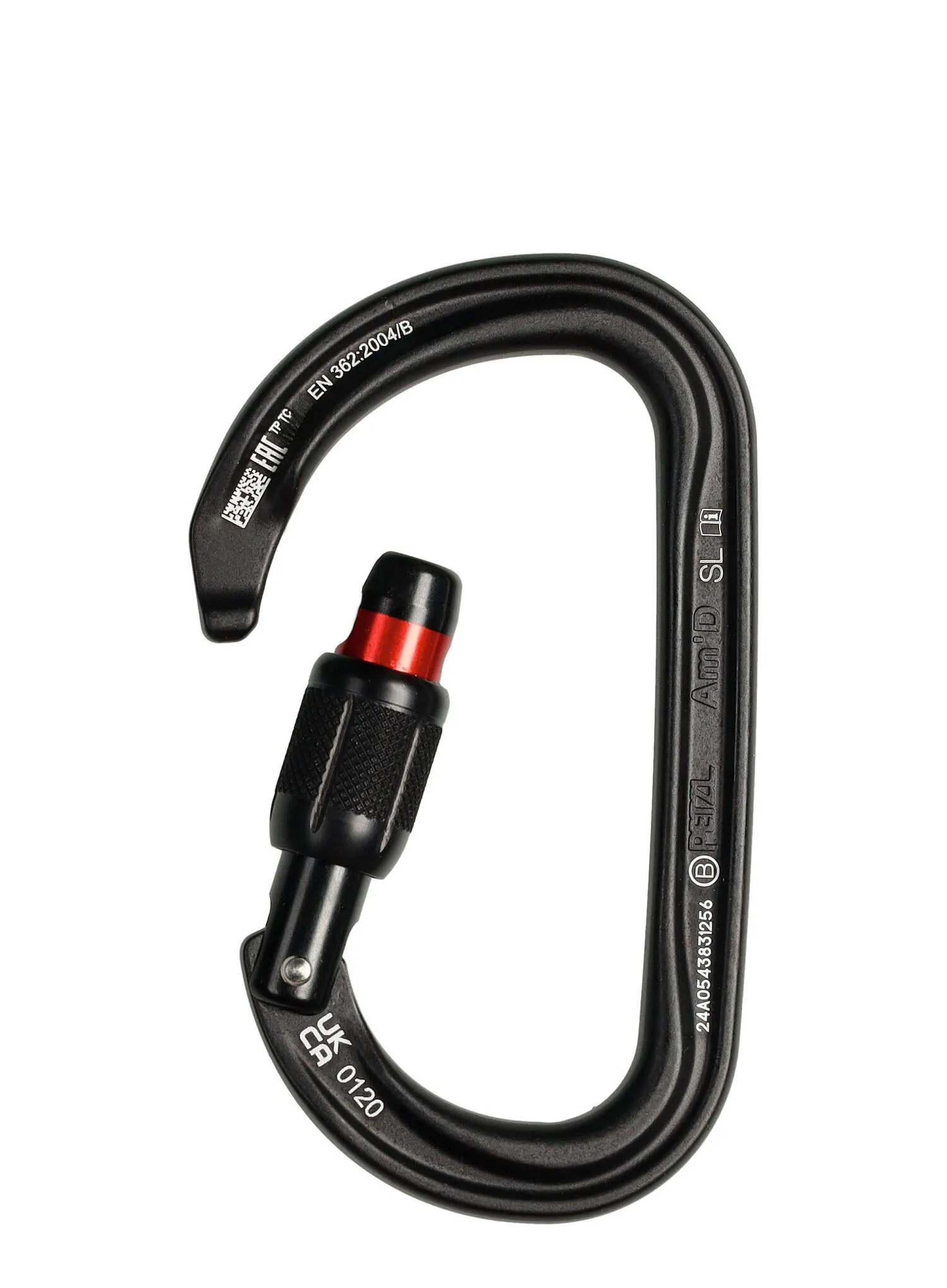 Karabina s pojistkou Petzl Am'D Screw-Lock - black