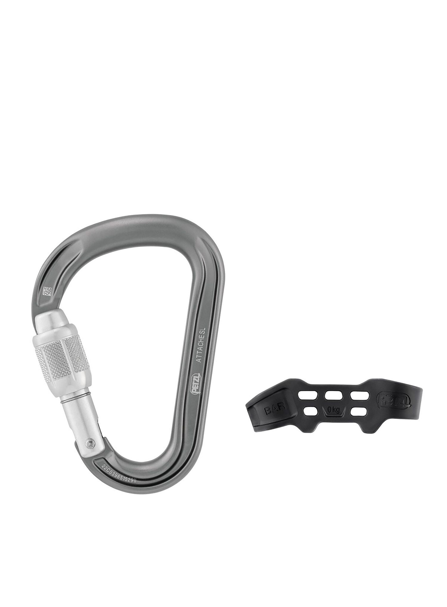 Horolezecká karabina Petzl Attache Bar Screw Lock