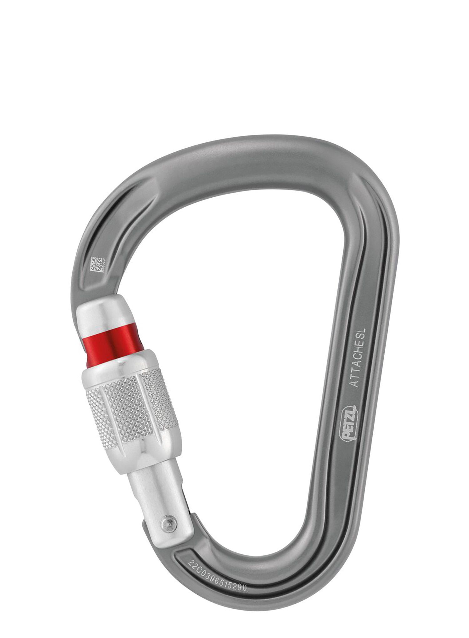 Karabina Petzl Attache Screw-Lock - gray
