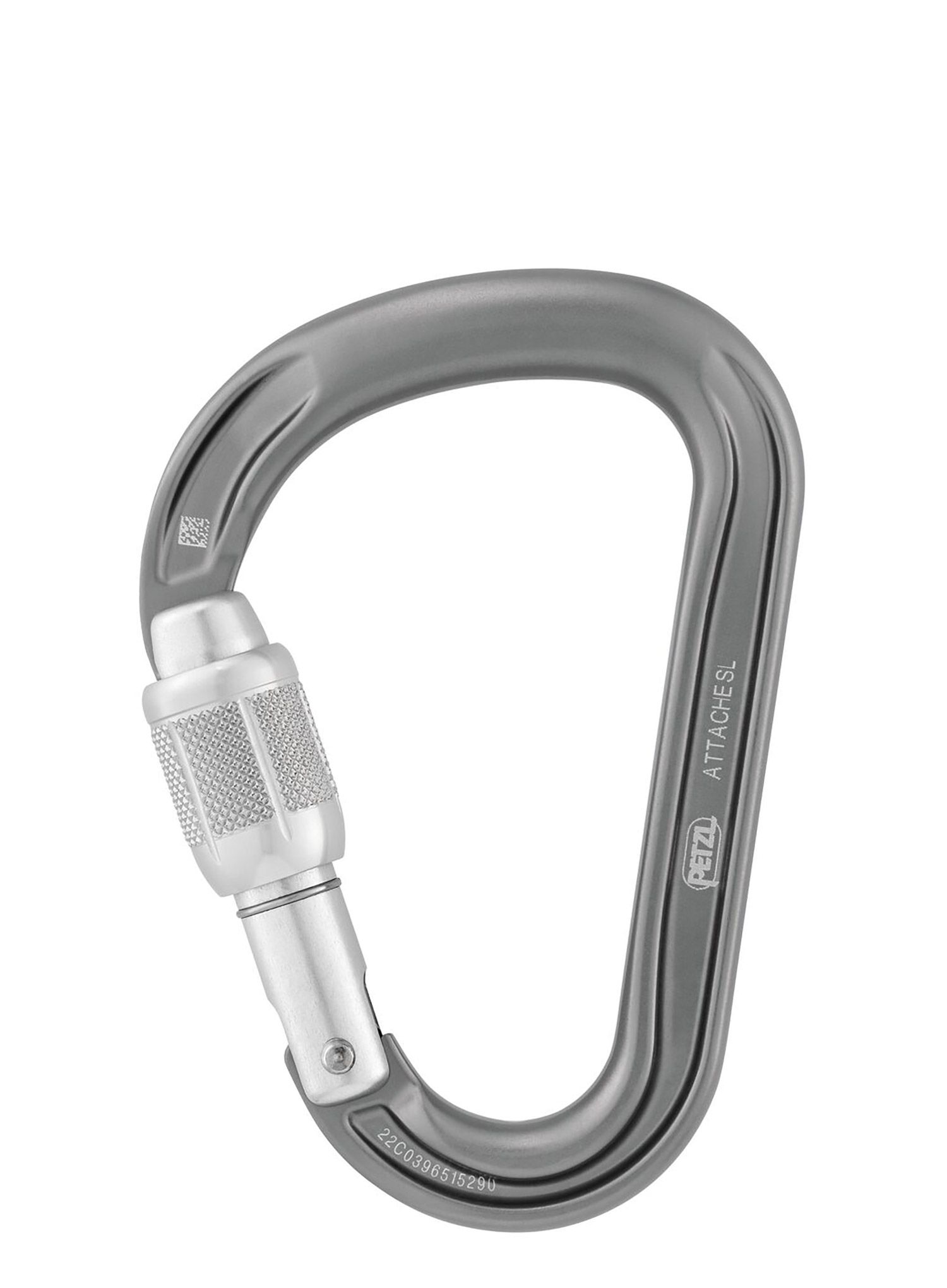 Karabina Petzl Attache Screw-Lock - gray