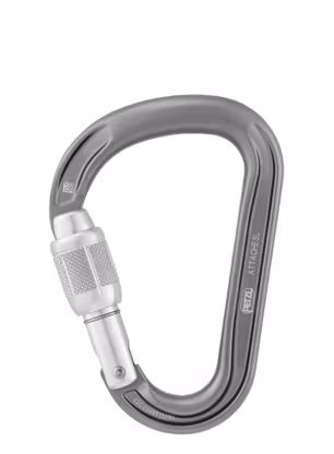 Karabina Petzl Attache Screw-Lock - gray