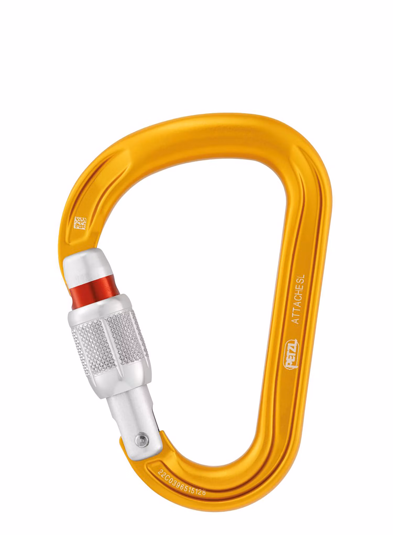 Karabina Petzl Attache Screw-Lock - yellow