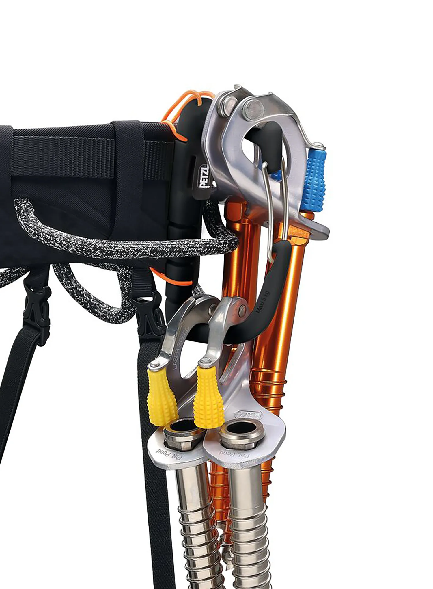 Nosič materiálu ve tvaru karabiny Petzl Caritool Evo - black