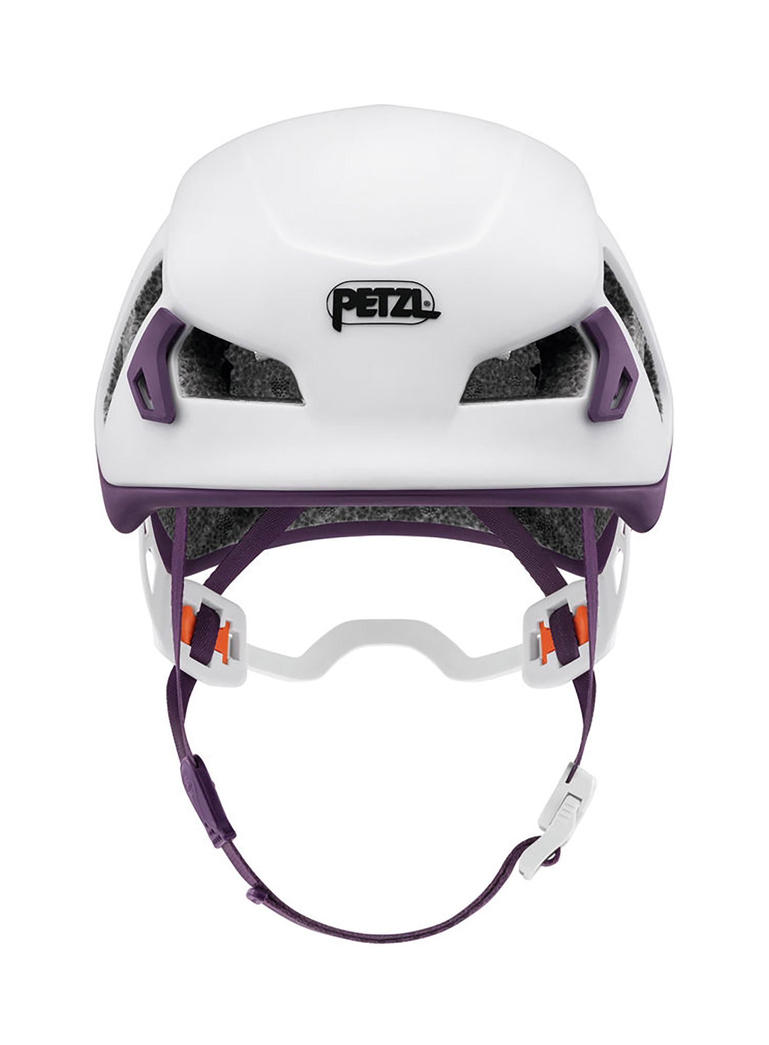 Dámská lezecká helma Petzl Meteora - white/purple