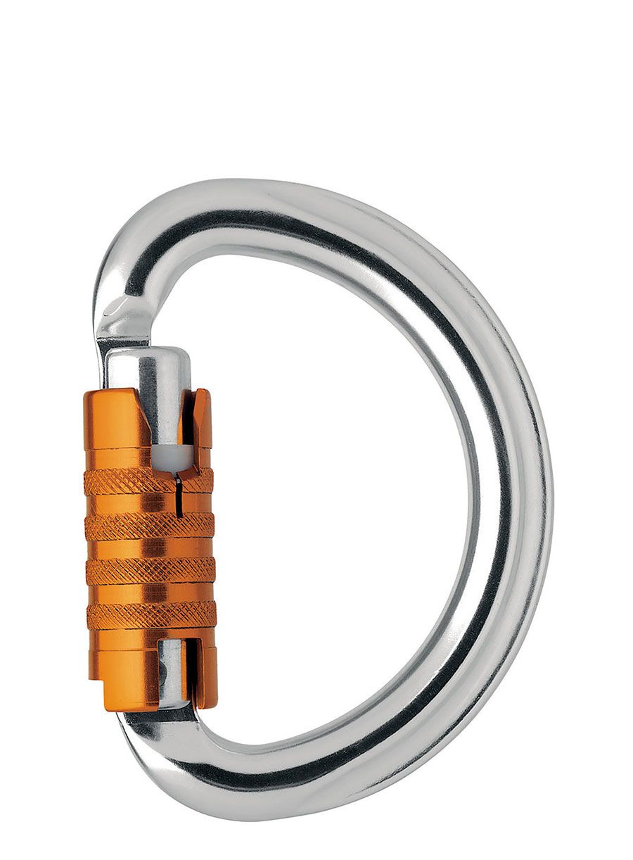 Karabina Petzl Omni Triact-Lock - gray