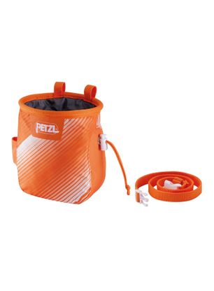 Pytlík na magnézium Petzl Saka - orange/white